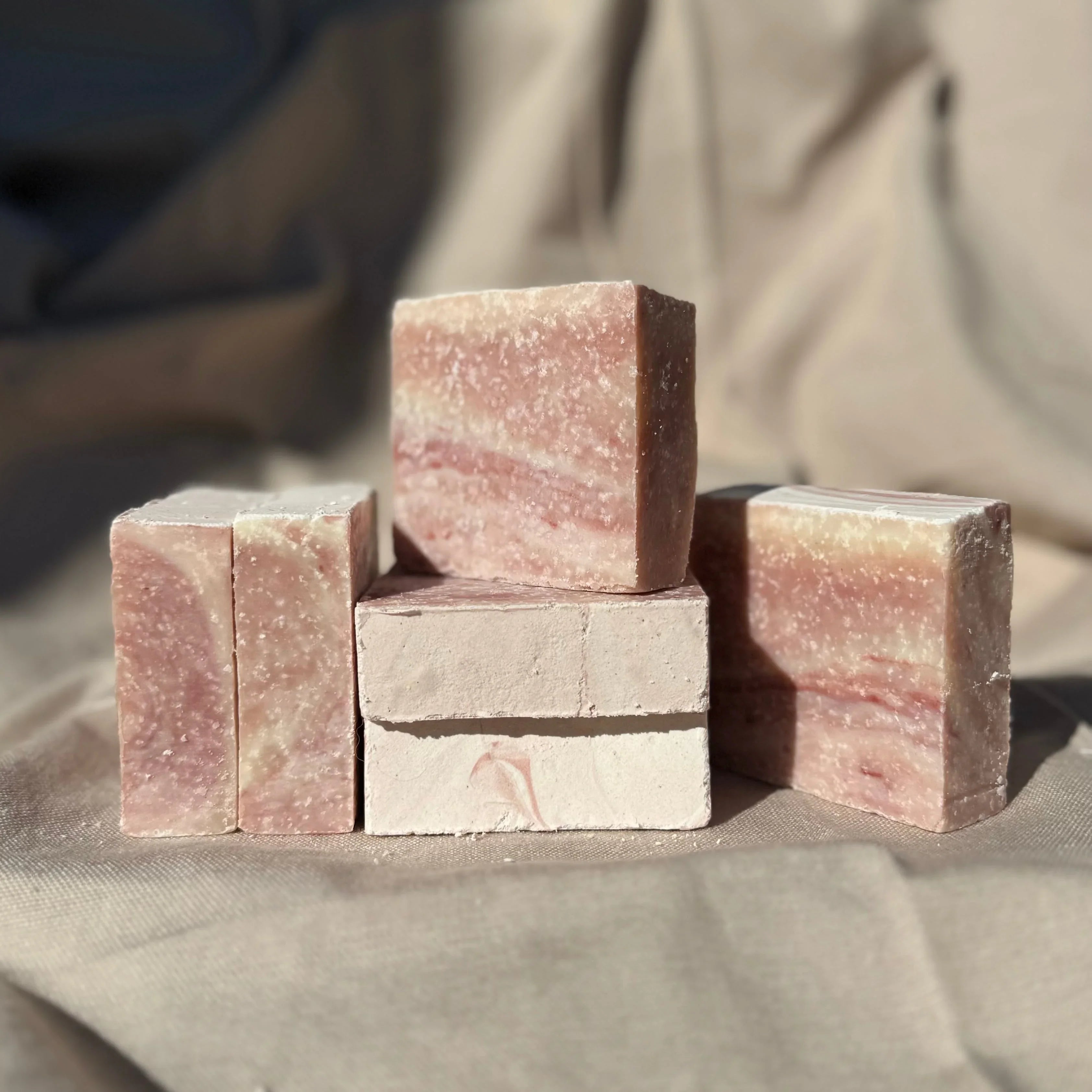 Handmade Soap Club Sea Salt + Rosemary Exfoliating Bar