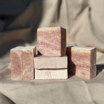 Handmade Soap Club Sea Salt + Rosemary Exfoliating Bar - Image 4