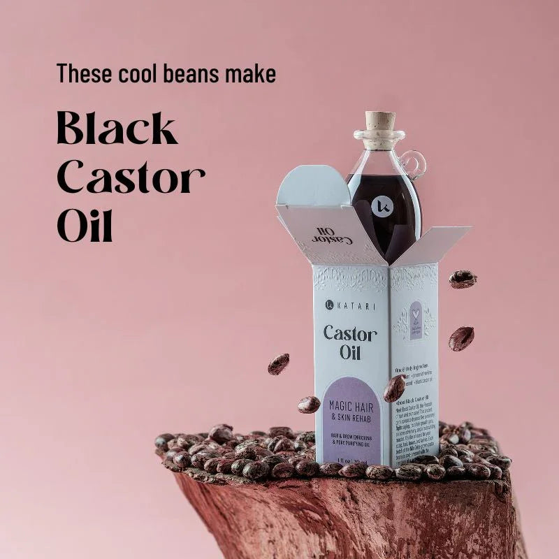 Katari Beauty Black Castor Oil for Hair & Brows