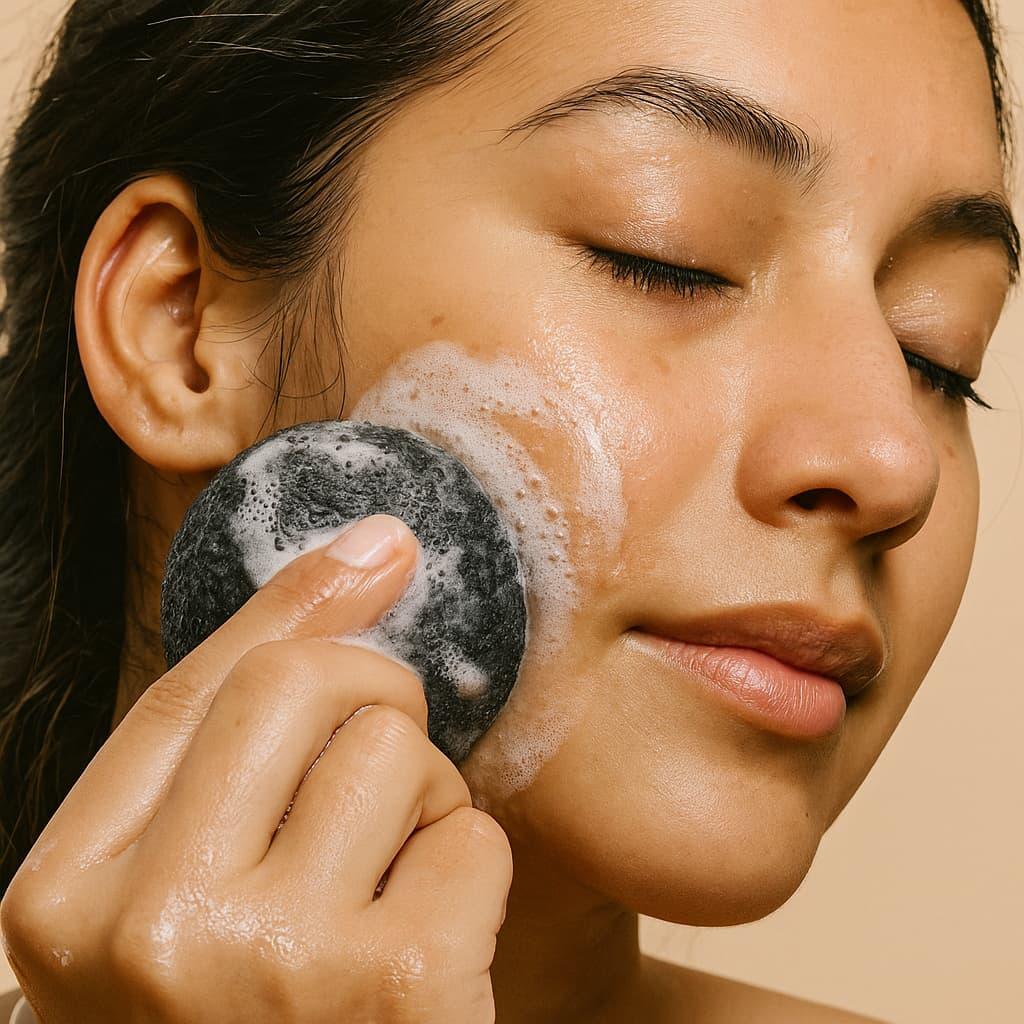 Irawo Beauty Charcoal Konjac Face Sponge