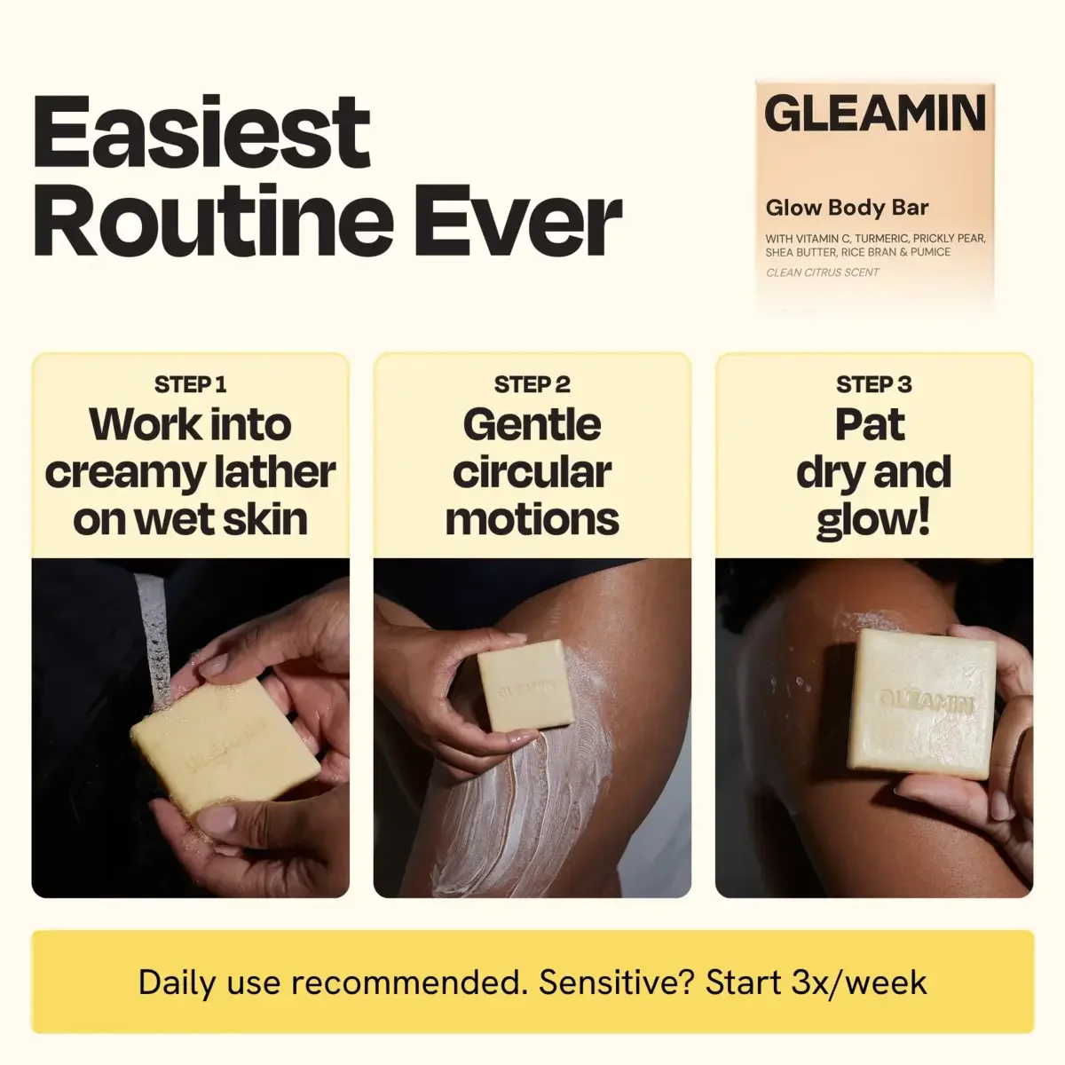 Gleamin Glow Body Bar