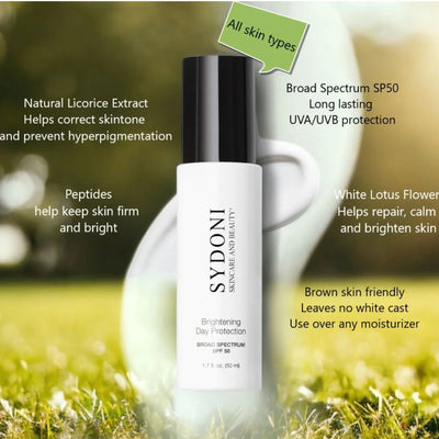 Sydoni BRIGHTENING DAY PROTECTION SPF 50 | Moisturize & Protect Skin - Image 1