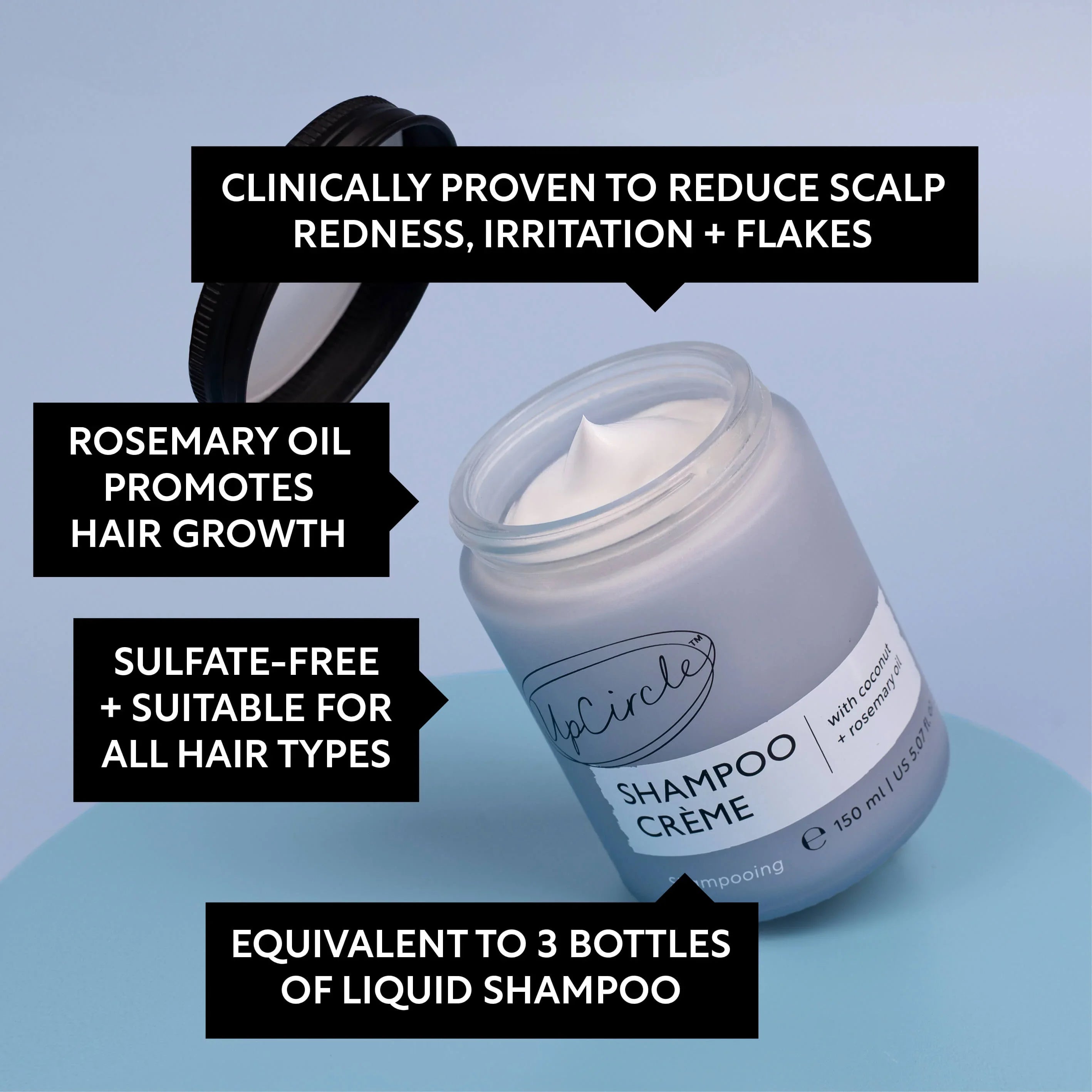 UpCircle Shampoo Crème with Pink Berry Extract - Jumbo
