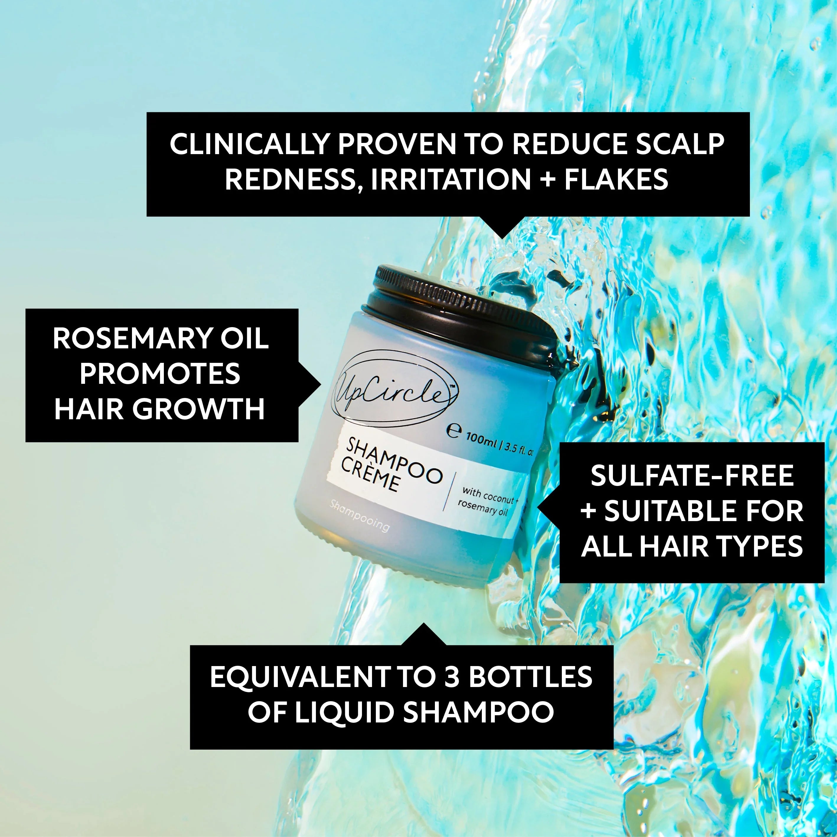 UpCircle Shampoo Crème with Pink Berry Extract