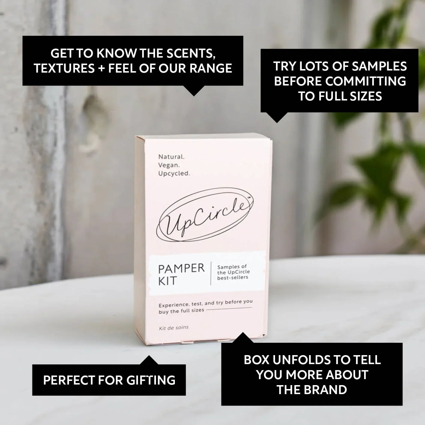 UpCircle "Pamper + Gift" Skincare Kit