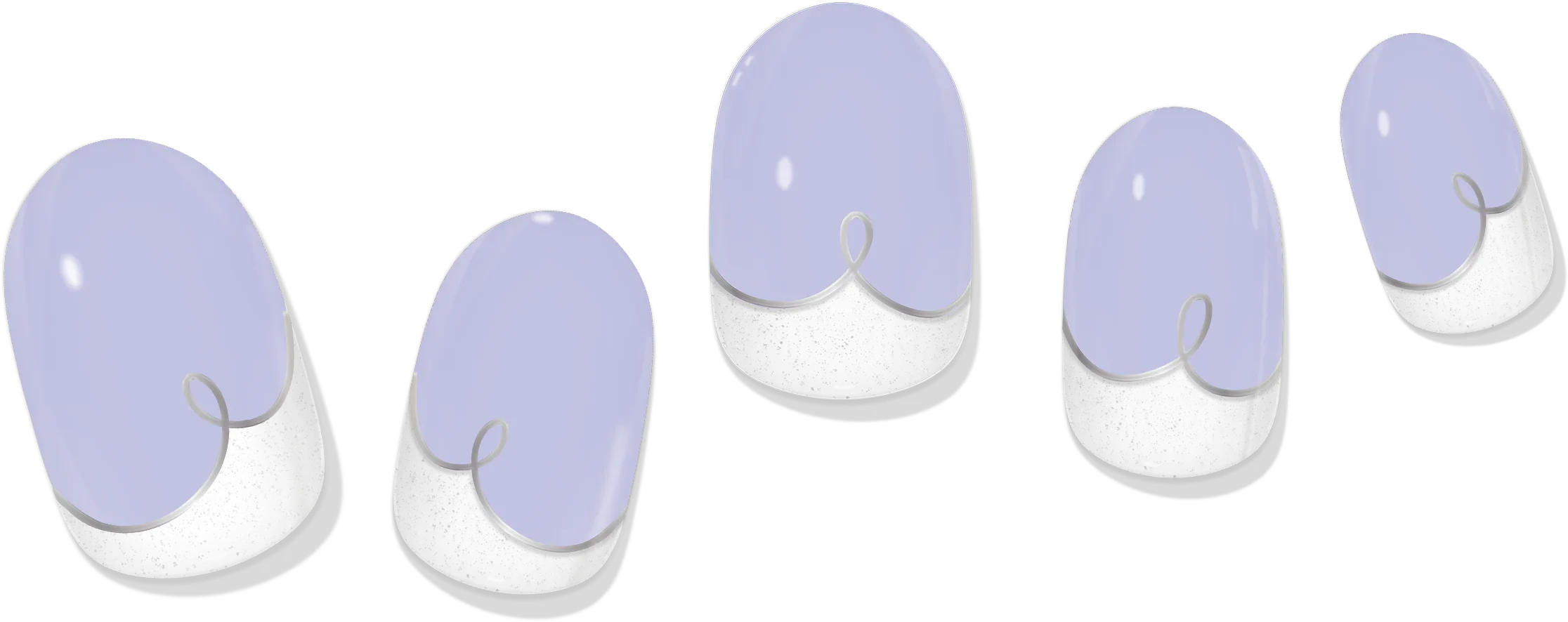 laurenbbeauty COLOR CHANGE Malibu Coastline Cobalt Gel Nail Wrap