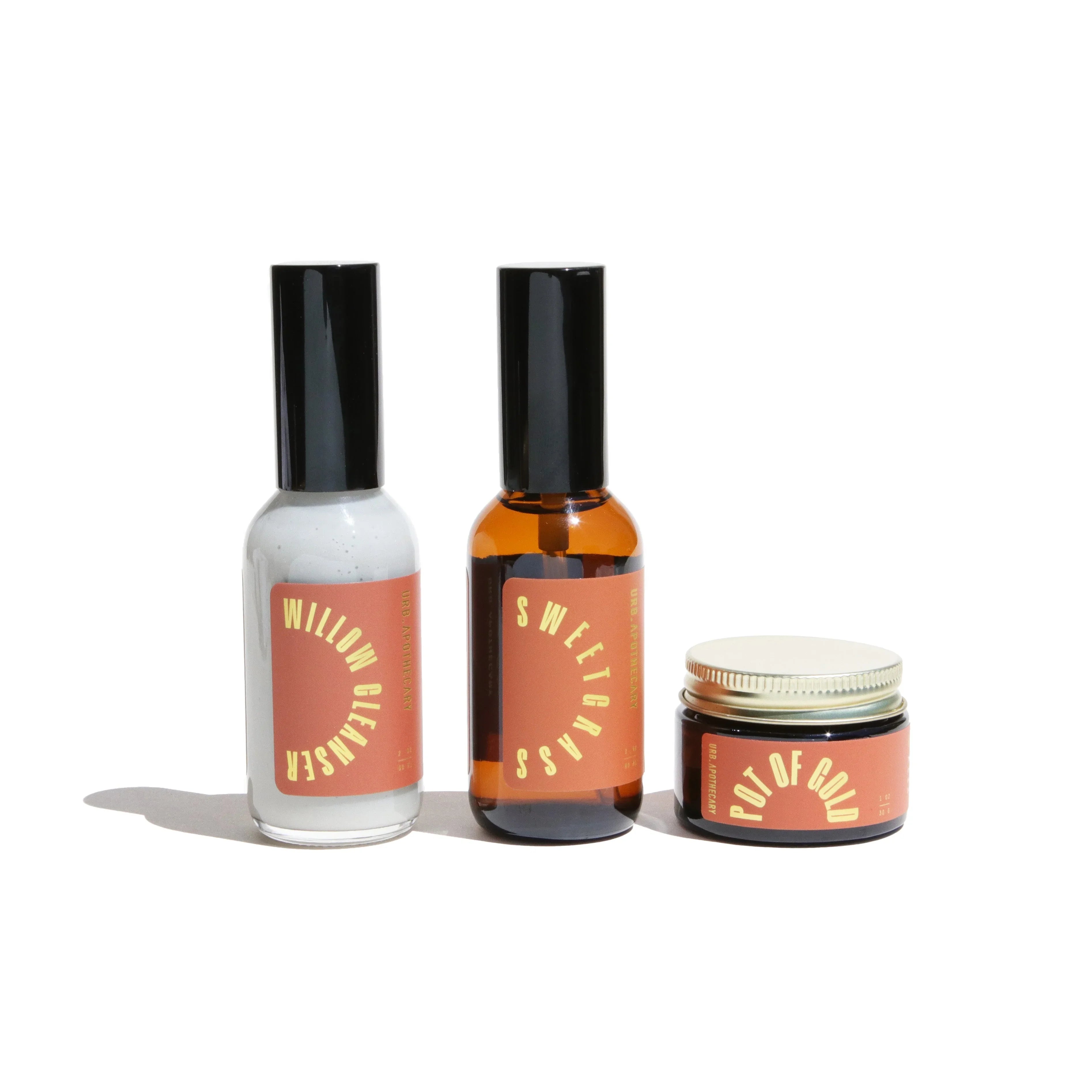 URB APOTHECARY Daily Vitality Trio with Willow Cleanser - Prone Skin