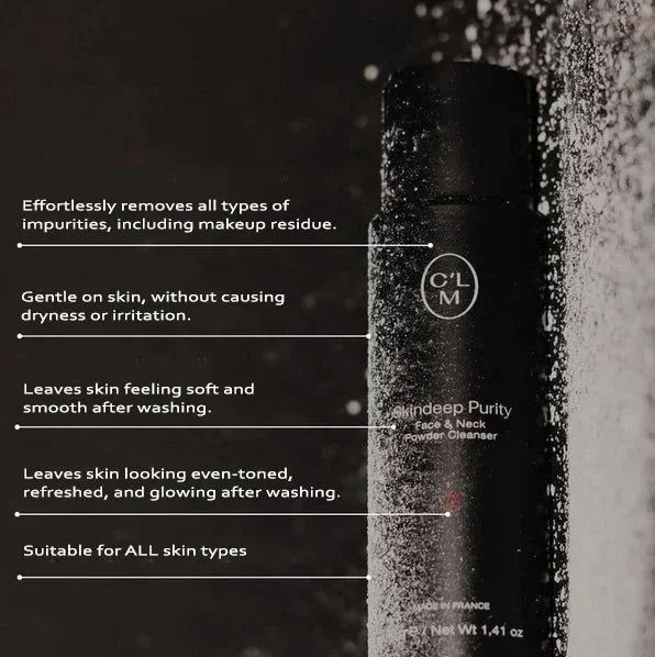 Celemi Cosmetics LLC CLM Skindeep Purity powder cleanser for face and neck