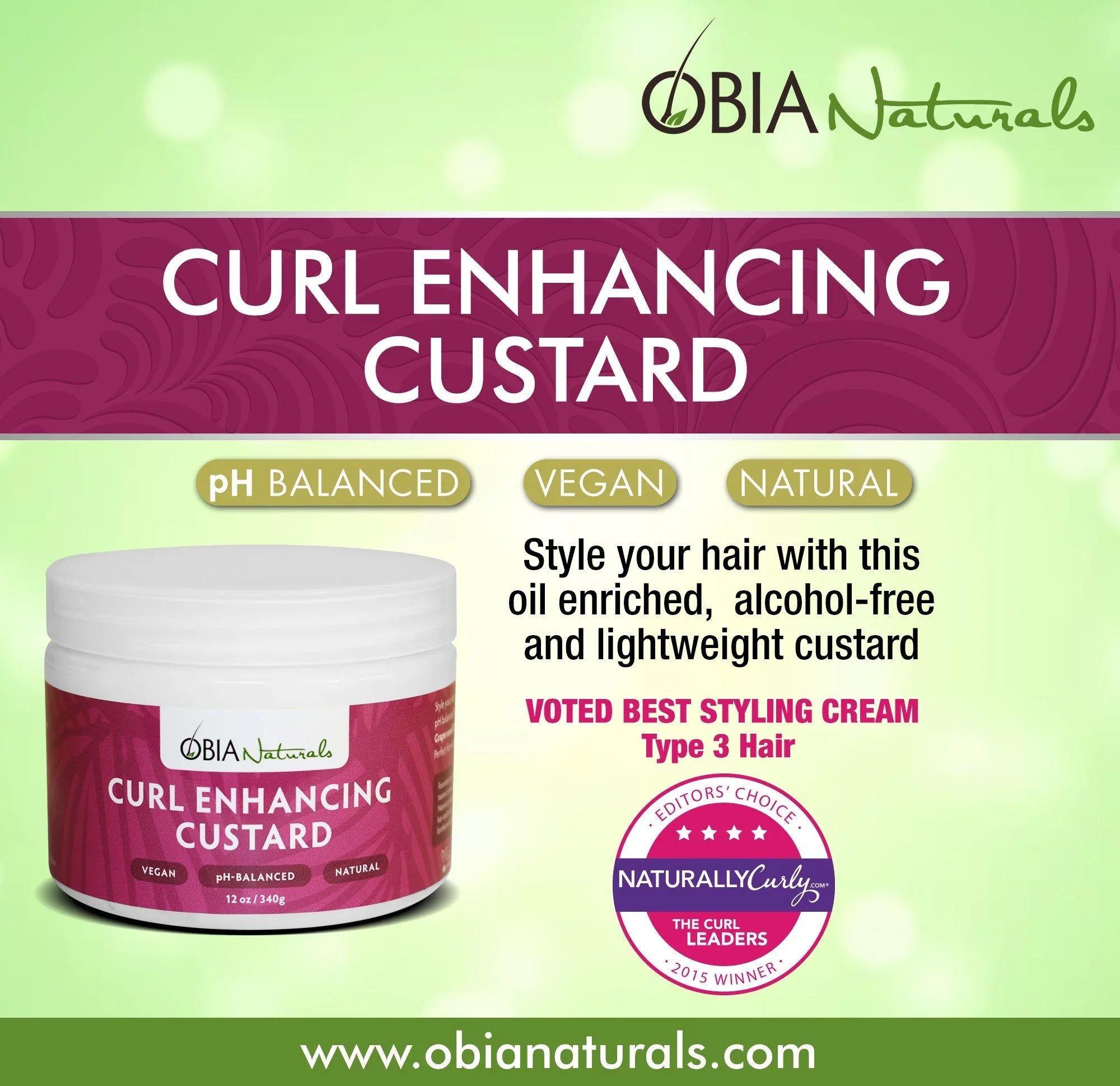 OBIA Naturals Curl Enhancing Custard