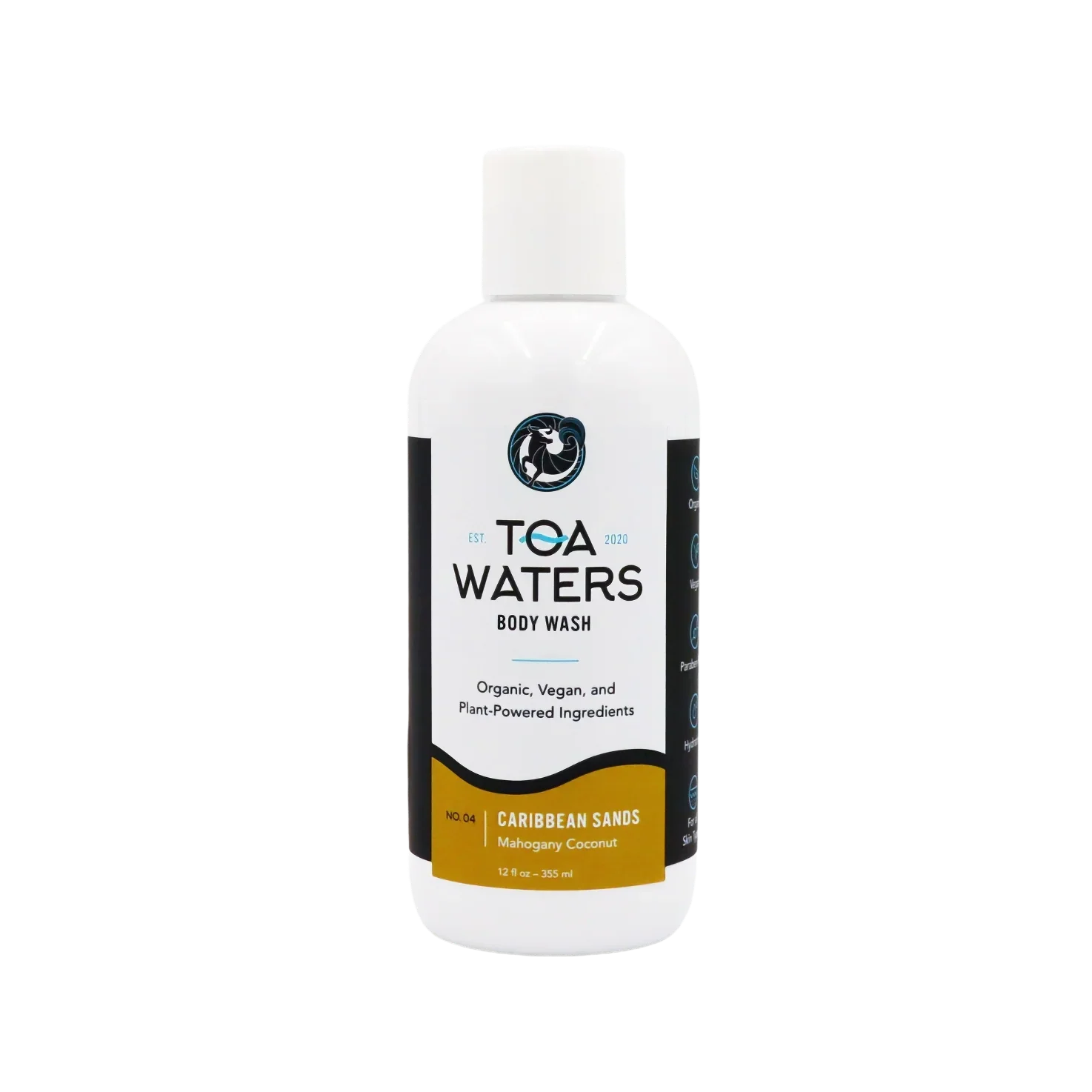TOA Waters Caribbean Sands Body Wash - Mahogany Coconut