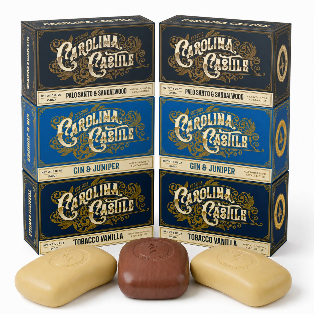Carolina Castile Soap Castile Bar Soap - Variety Pack
