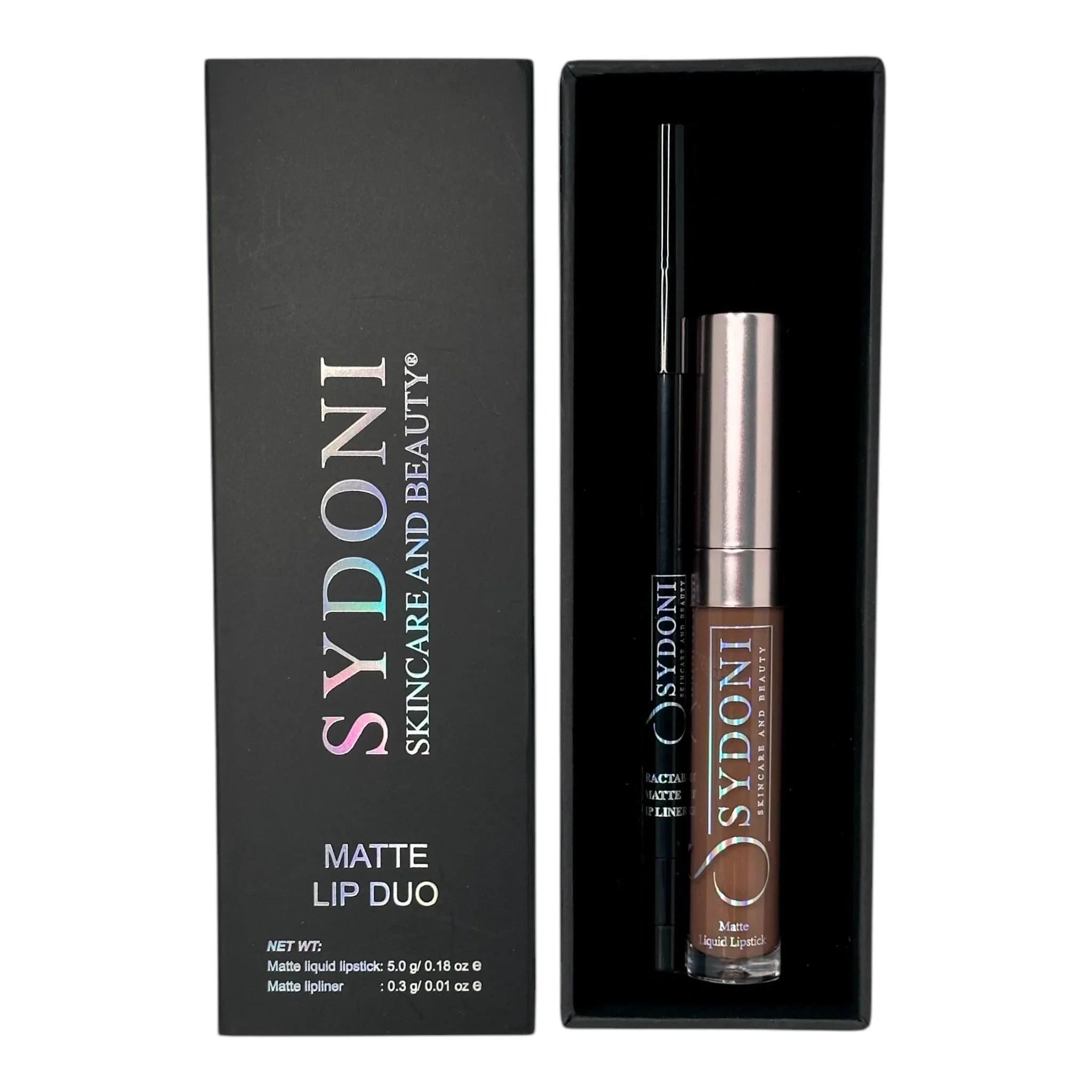 Sydoni CHESTNUT MATTE LIP DUO with Chocolate Lip Pencil