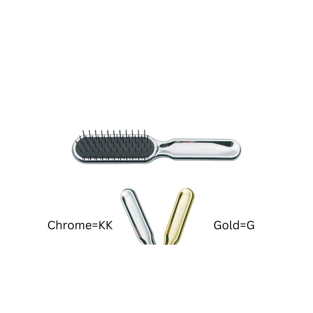 KOH-I-NOOR Metallic Pneumatic Synthetic Pin Styling Hairbrush