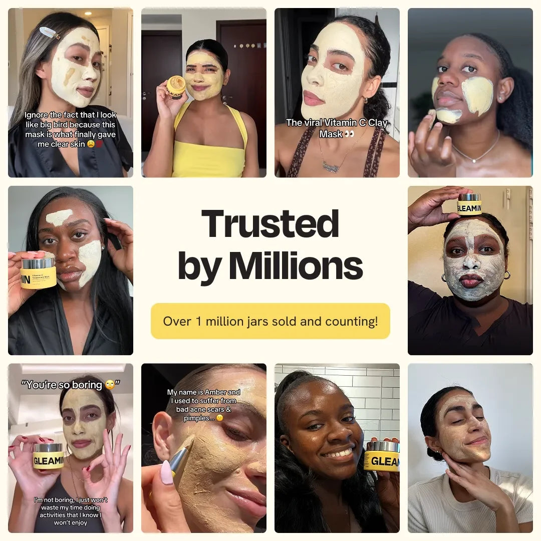Gleamin Jumbo Vitamin C Clay Mask