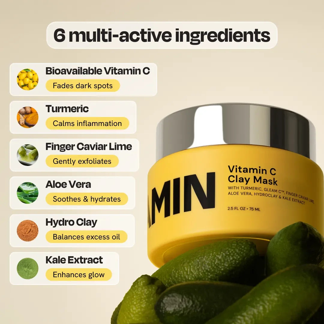 Gleamin Jumbo Vitamin C Clay Mask