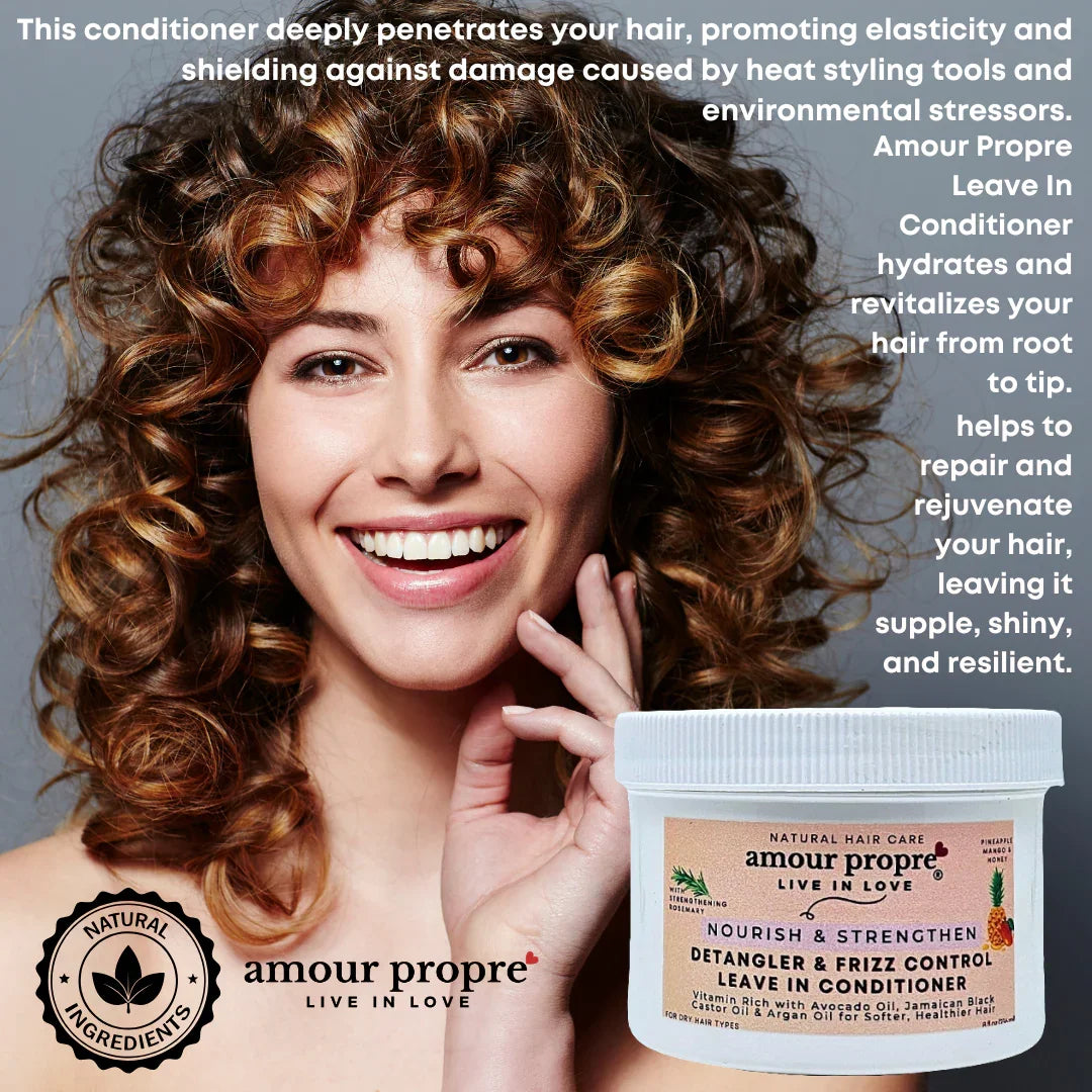 Amour Propre® Leave in Conditioner, Detangler, and Frizz Control