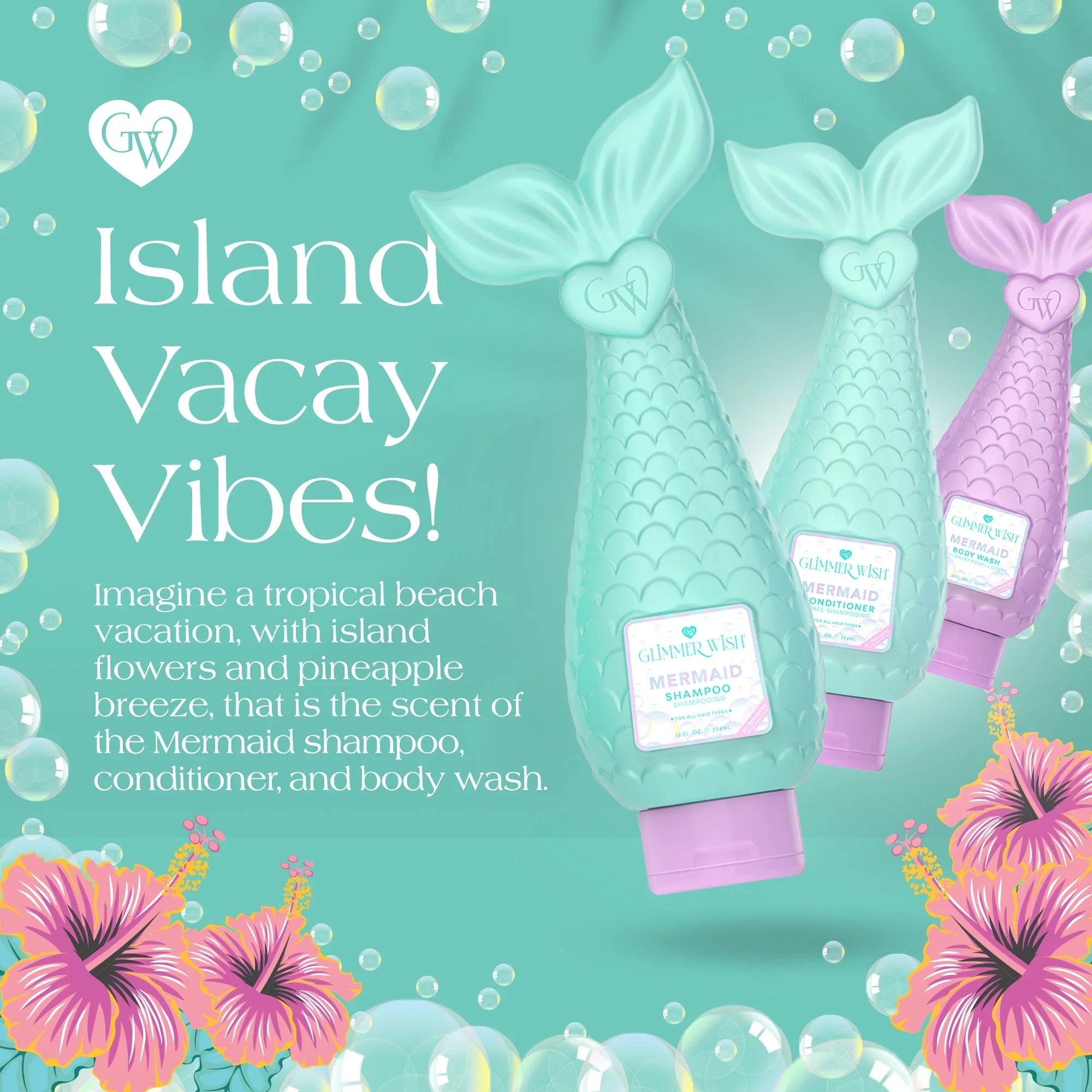 Glimmer Wish Mermaid Hair and Body Essentials