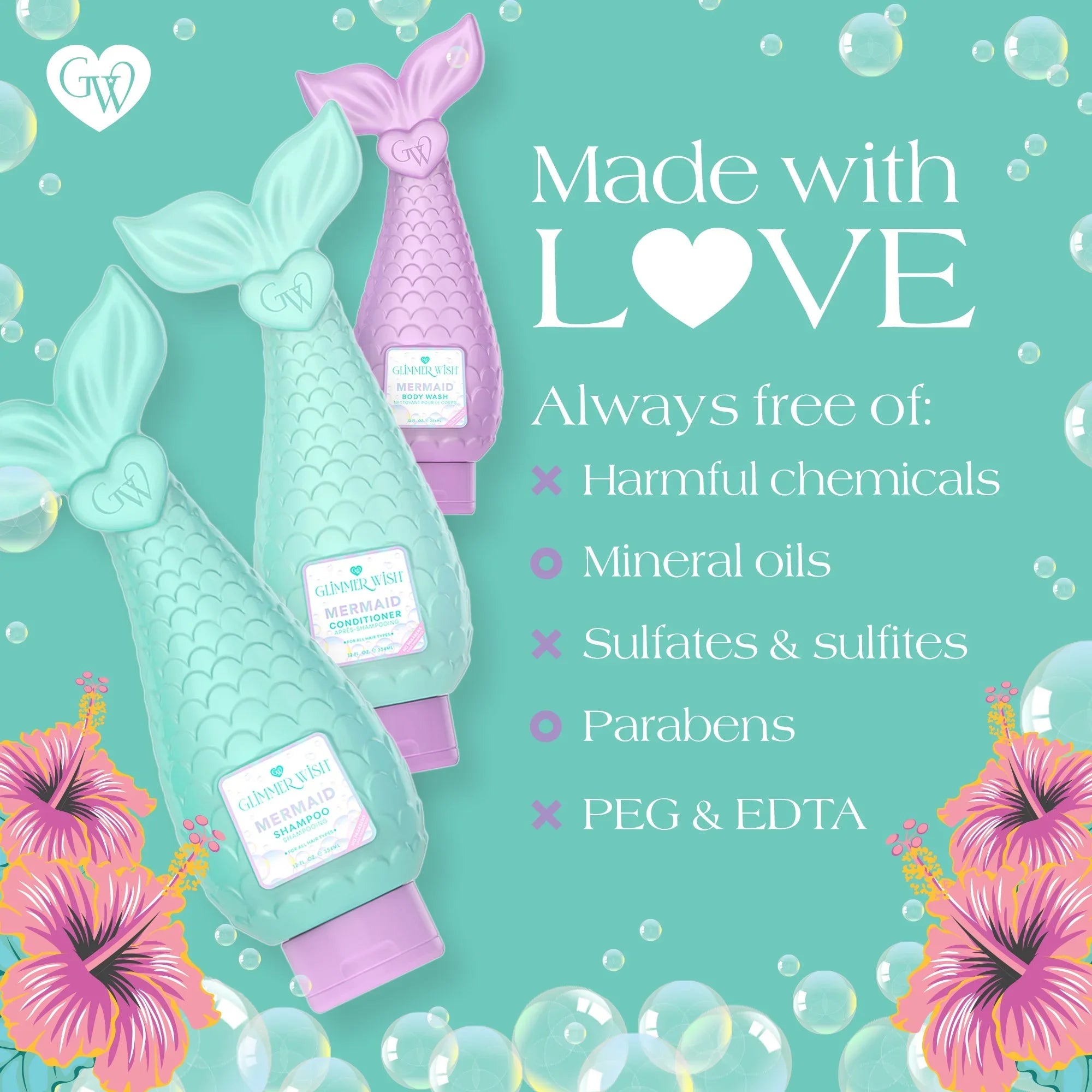 Glimmer Wish Mermaid Hair and Body Essentials