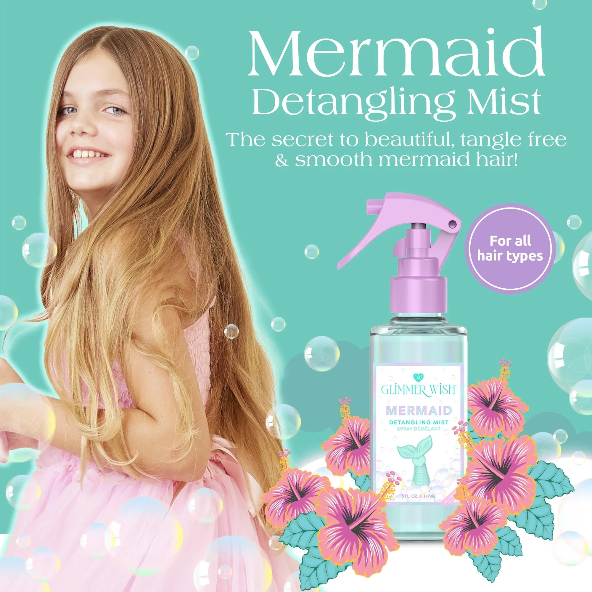 Glimmer Wish Mermaid Hair Detangling Mist