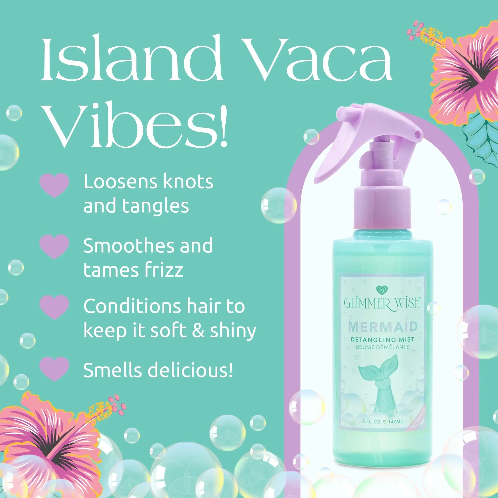 Glimmer Wish Mermaid Hair Detangling Mist