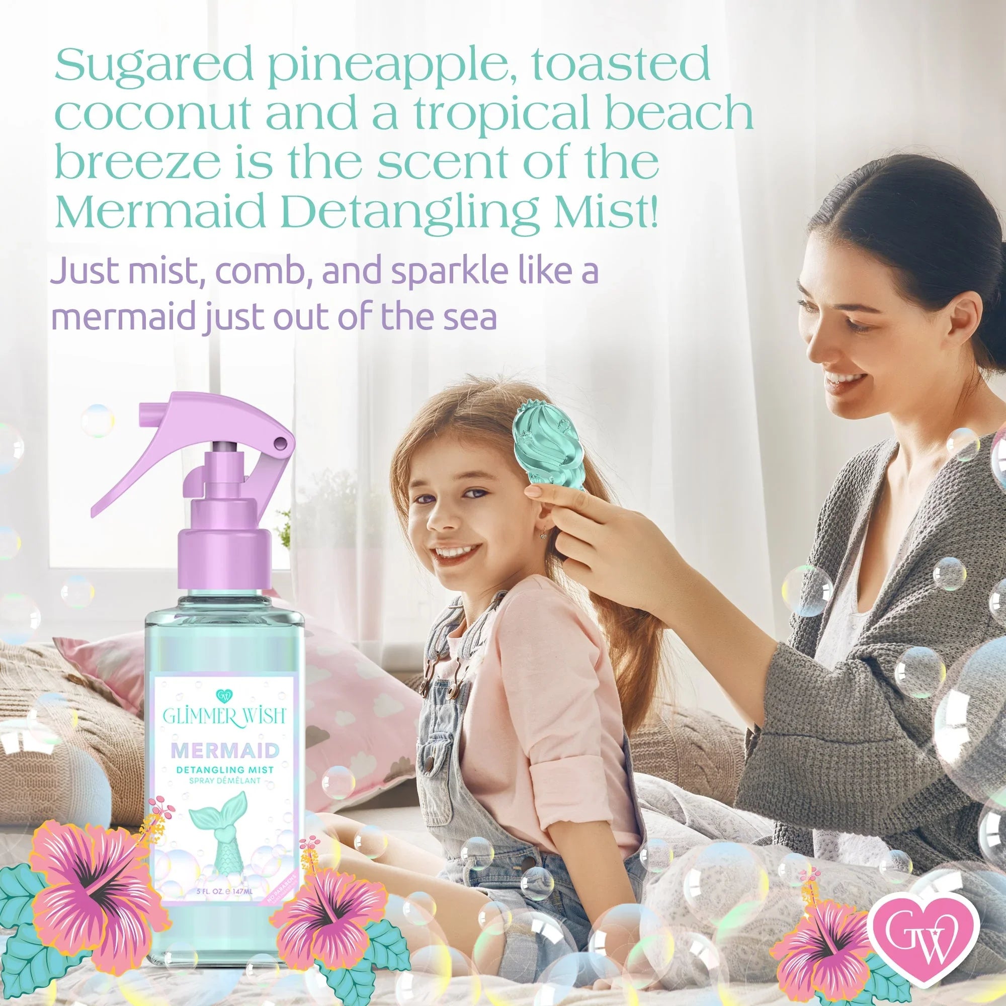 Glimmer Wish Mermaid Hair Detangling Mist