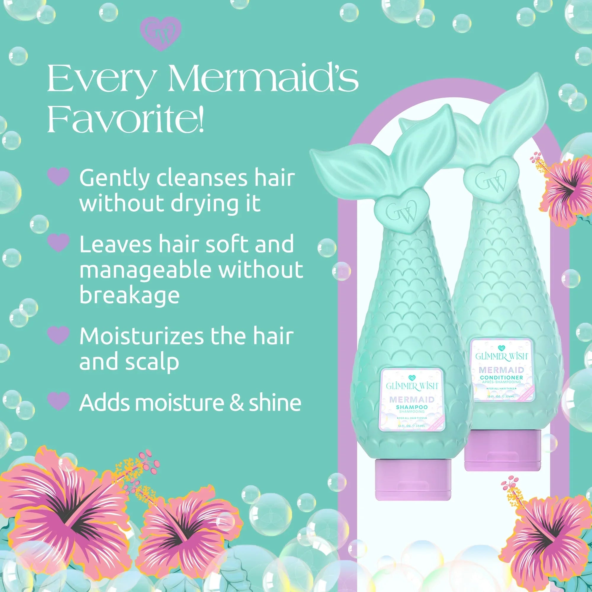 Glimmer Wish Mermaid Hair Care Duo