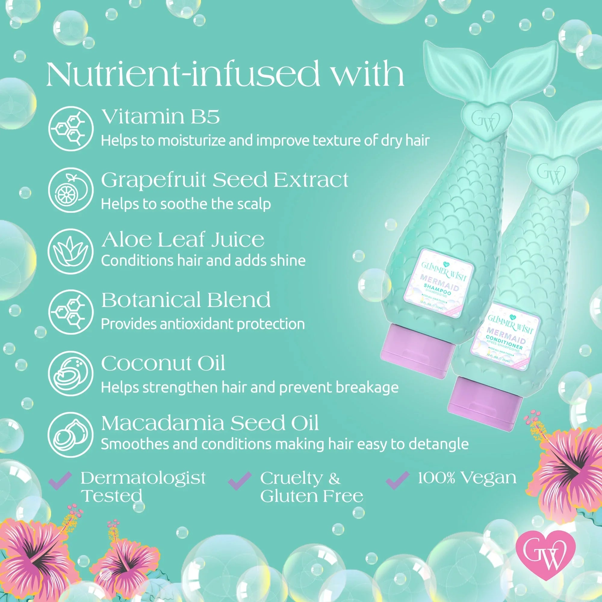 Glimmer Wish Mermaid Hair Care Duo
