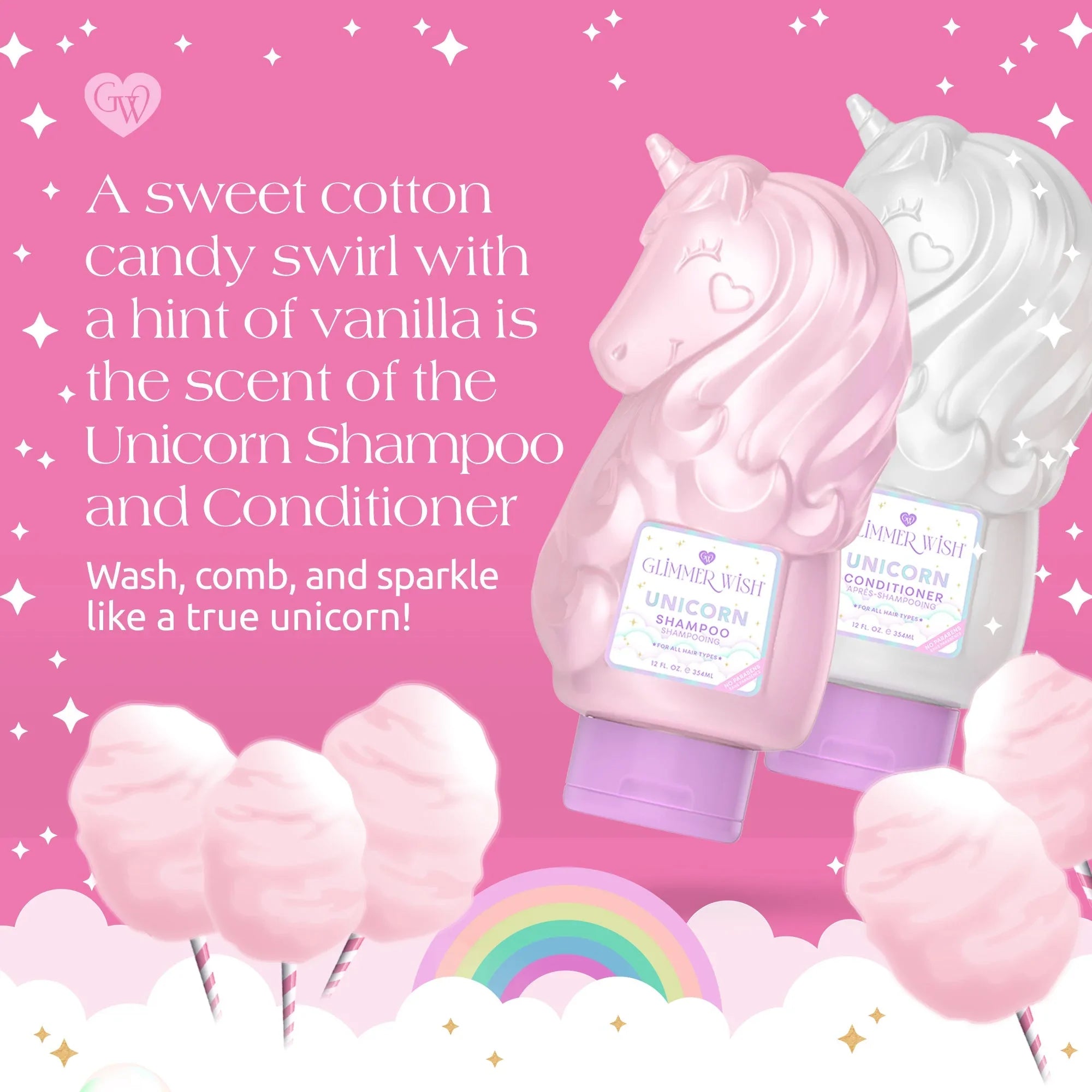 Glimmer Wish Unicorn Hair Care Duo