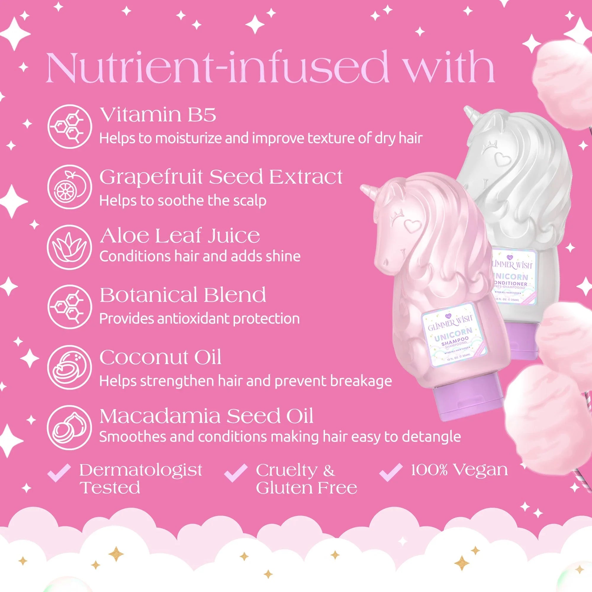 Glimmer Wish Unicorn Hair Care Duo