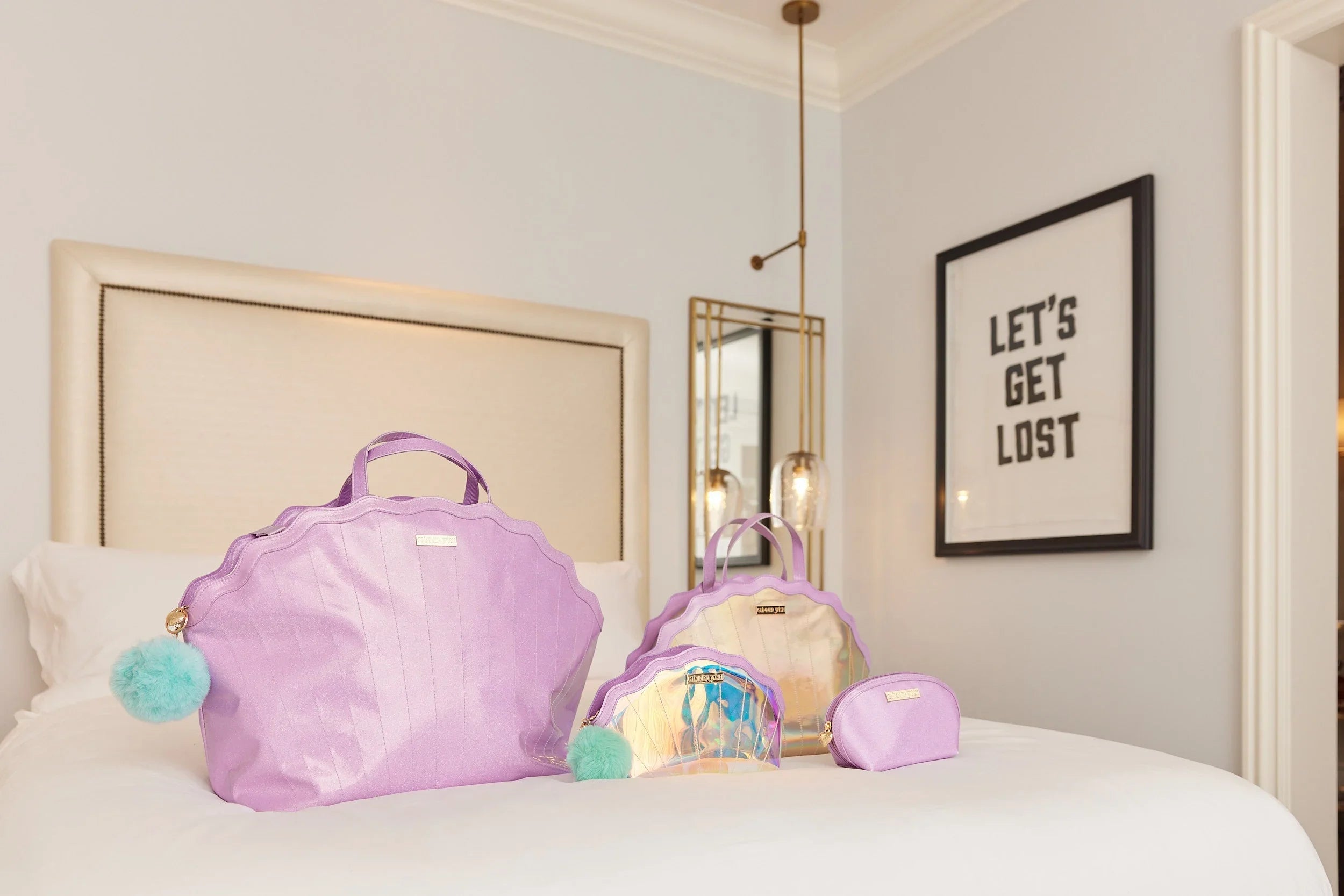 Glimmer Wish Mermaid Travel Luggage Set