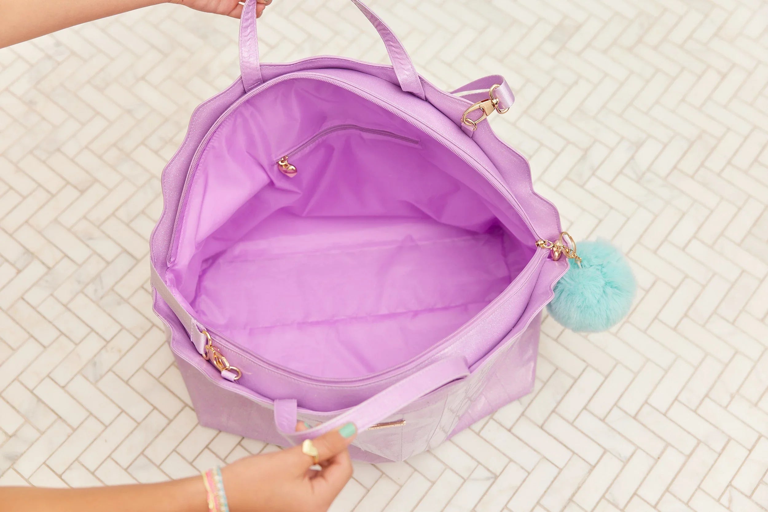 Glimmer Wish Mermaid Overnight Bag
