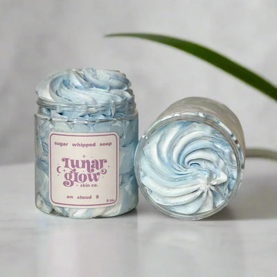 Lunar Glow Skin Co. On Cloud 9 Sugar Whipped Soap - Image 1