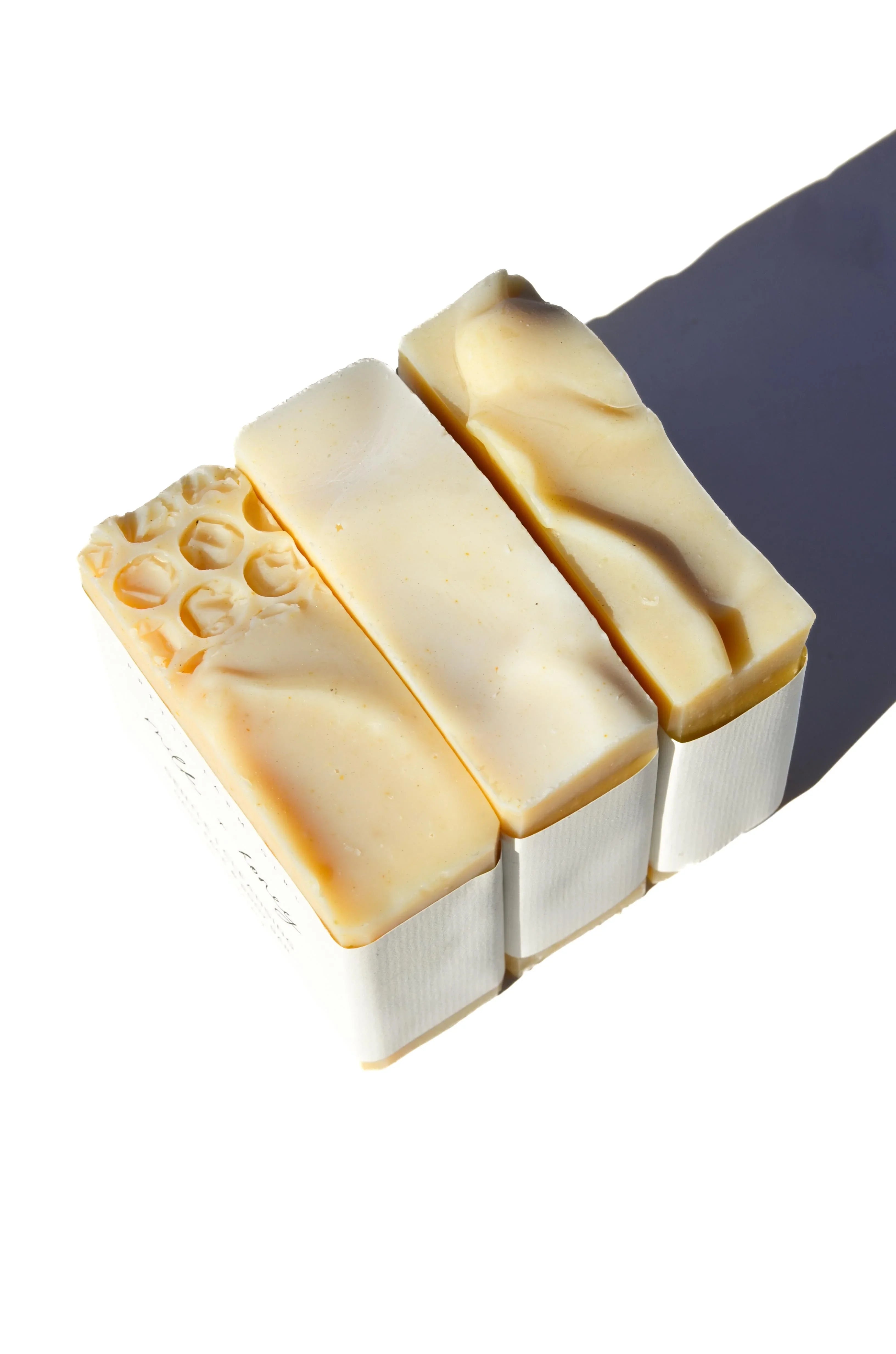Pretty farm girl Fragrance Free Handmade Tallow + Goat Milk Soap Bar Trio
