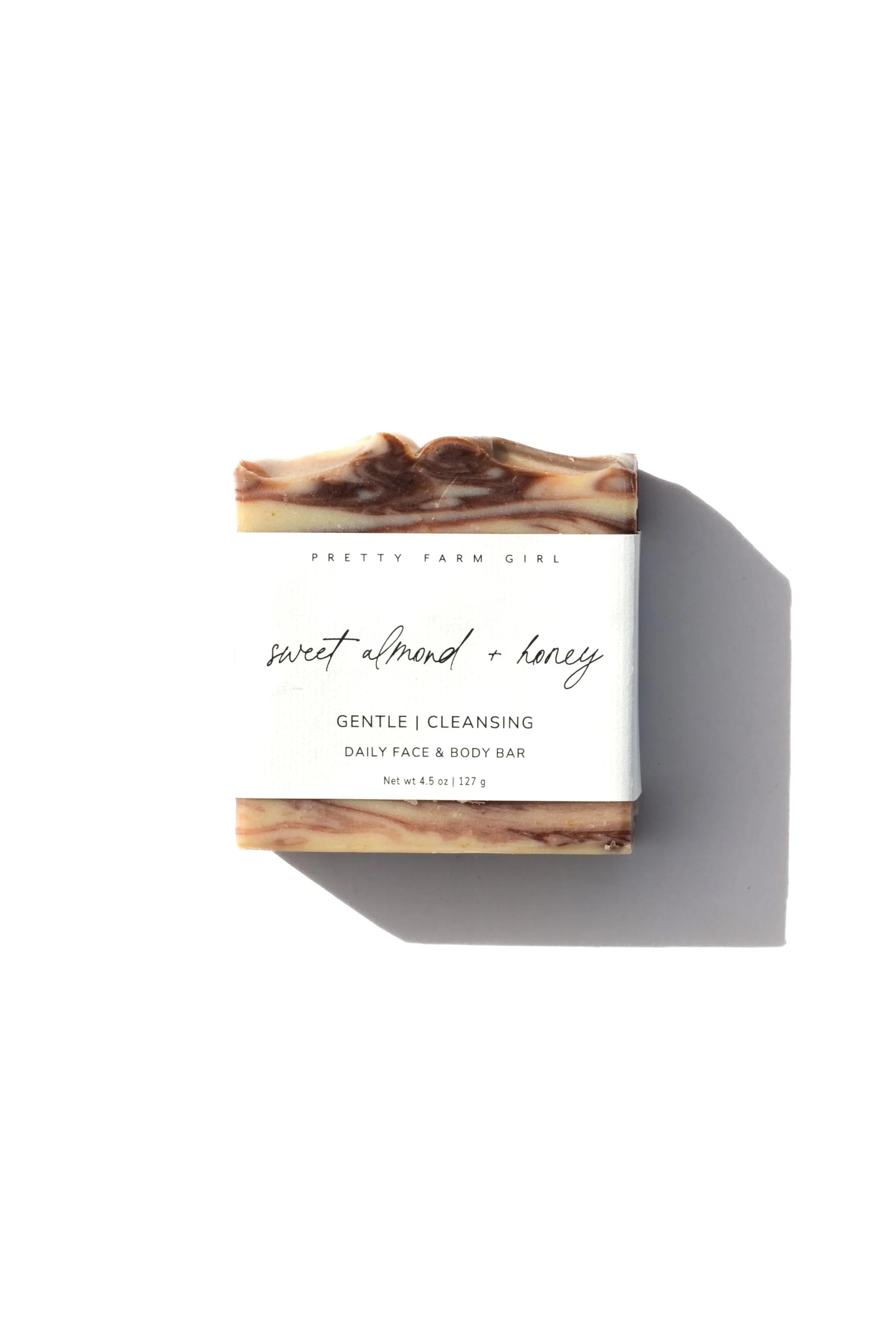 Pretty farm girl Sweet Almond + Honey Handmade Tallow and Goat Milk Soap Bar