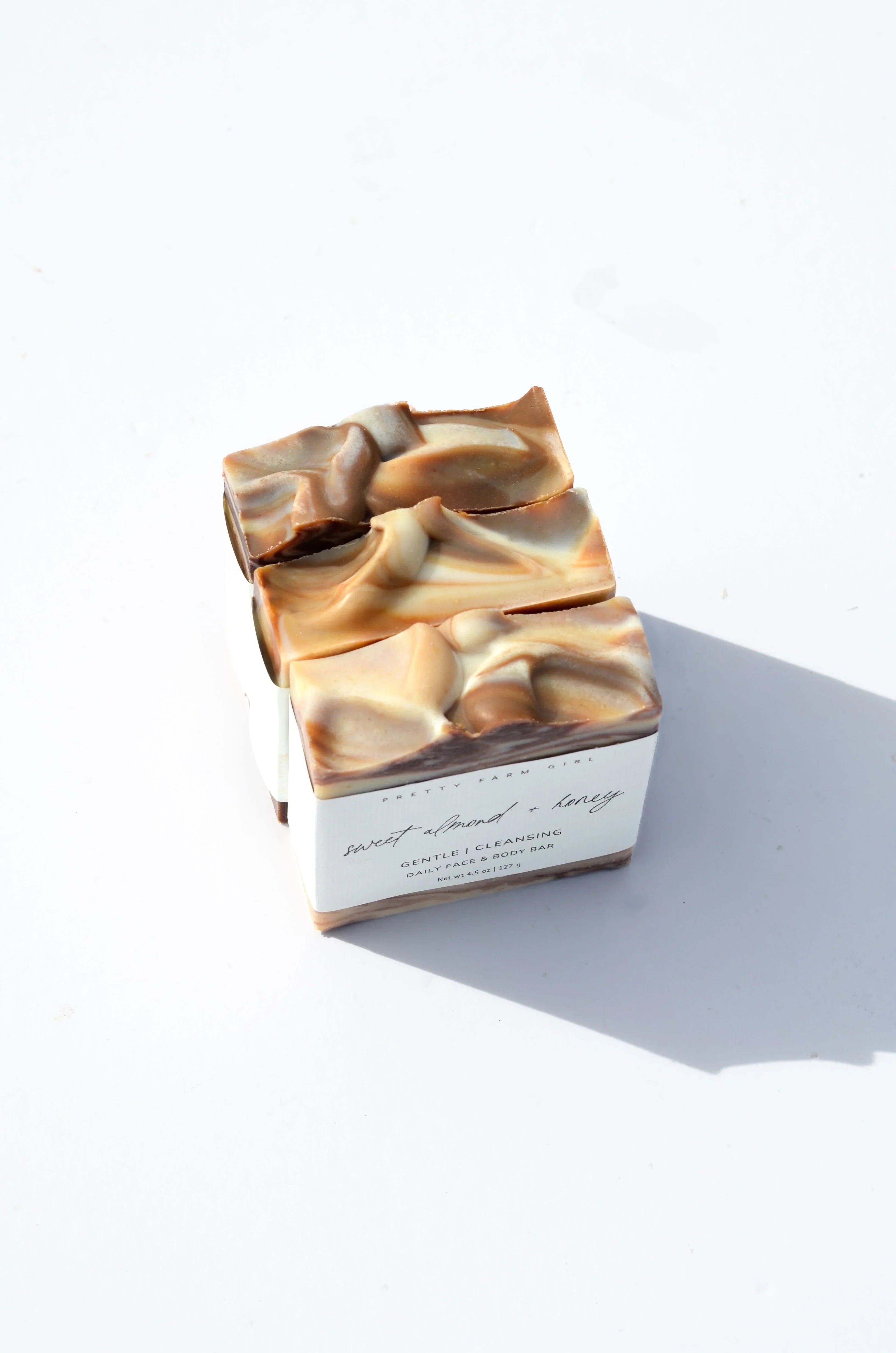 Pretty farm girl Sweet Almond + Honey Handmade Tallow and Goat Milk Soap Bar