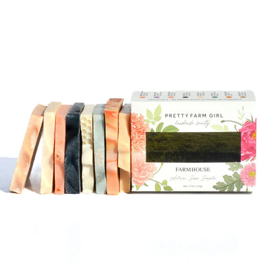 Pretty farm girl Farmhouse Artisan Goat Milk & Tallow Soap Sampler - Image 3