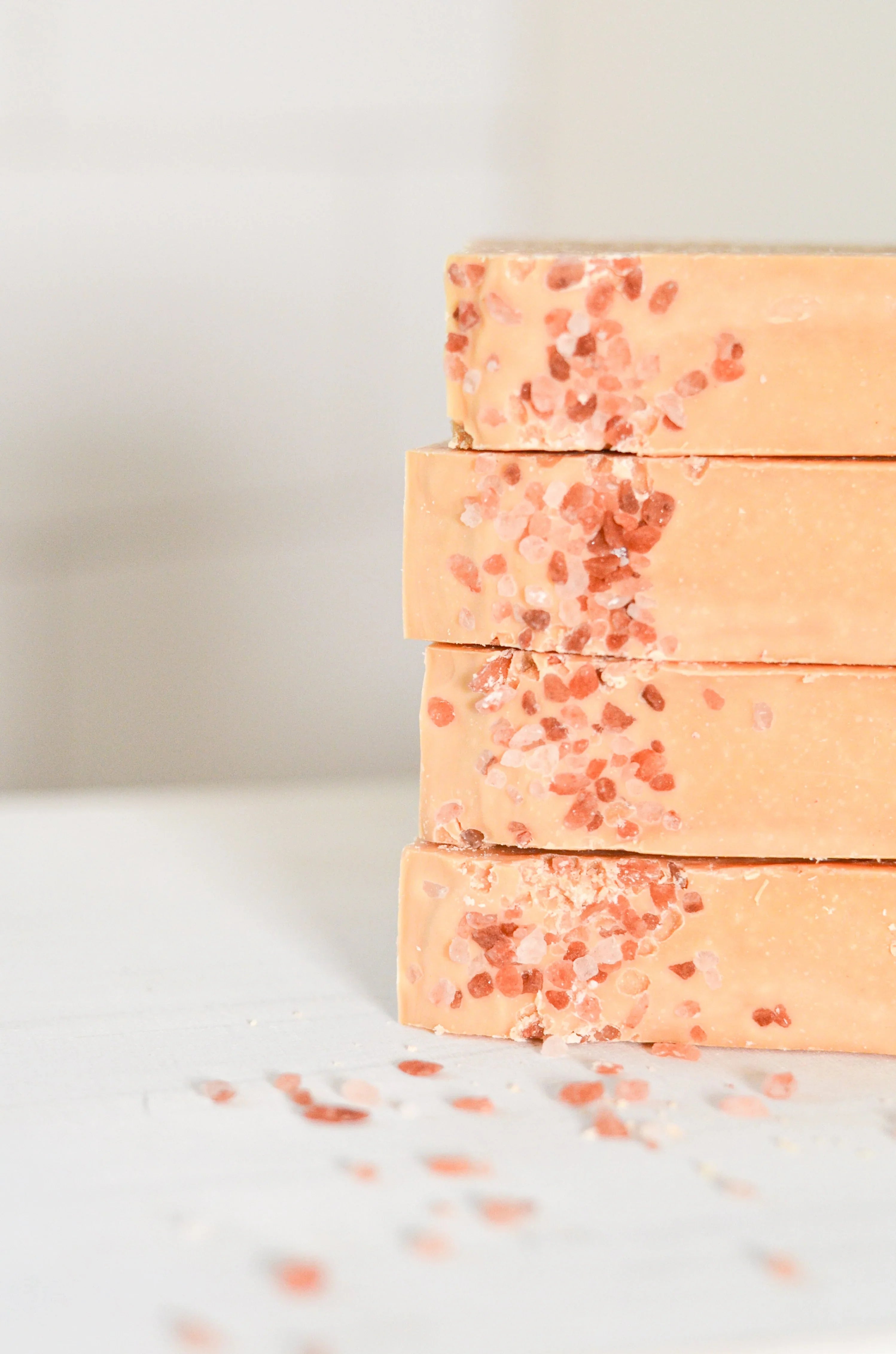 Pretty farm girl Pink Salt + Grapefruit Cleansing Bar Handmade Tallow and Goat Milk Soap Bar