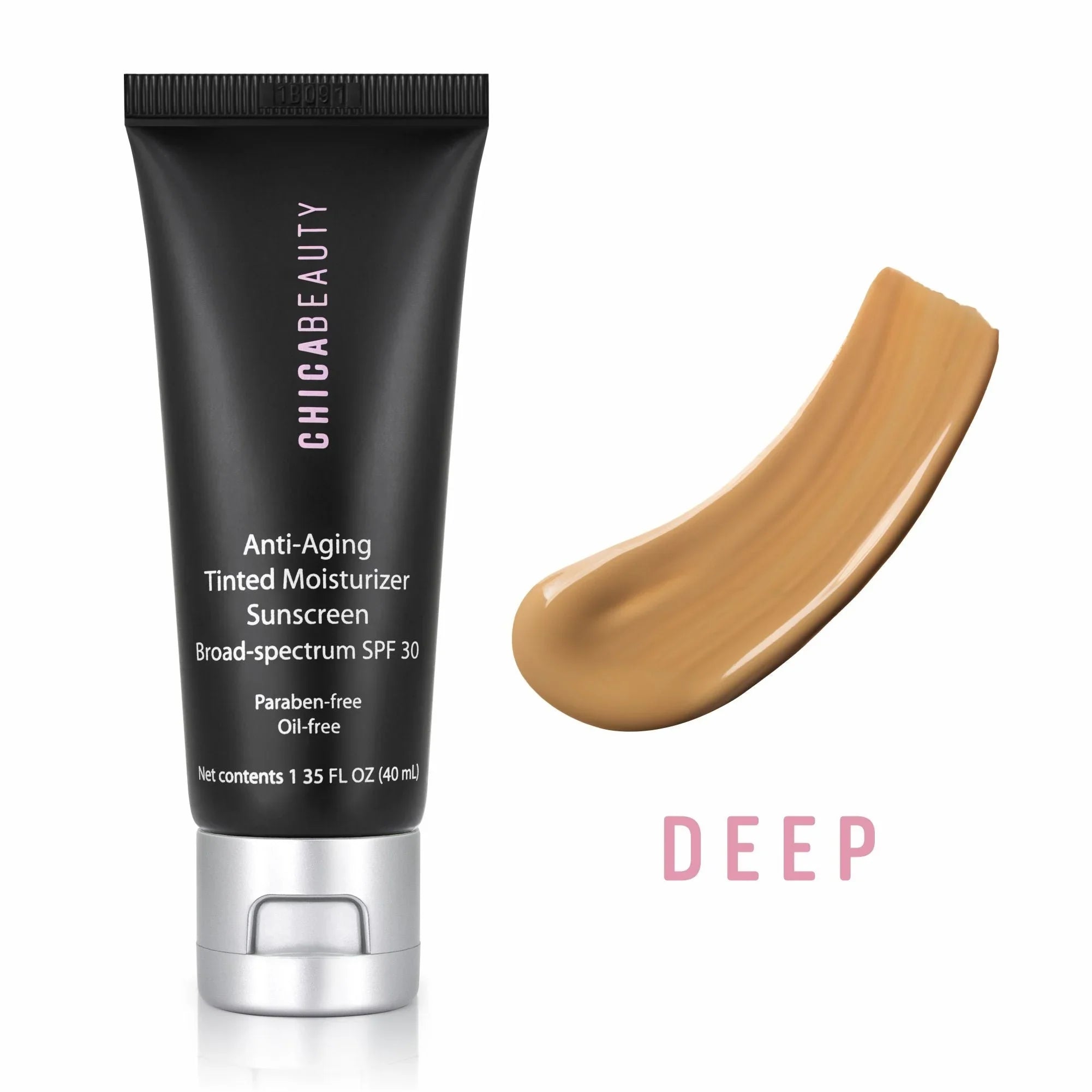 Chica Beauty Anti-Aging Tinted Moisturizer Sunscreen Broad-Spectrum SPF 30