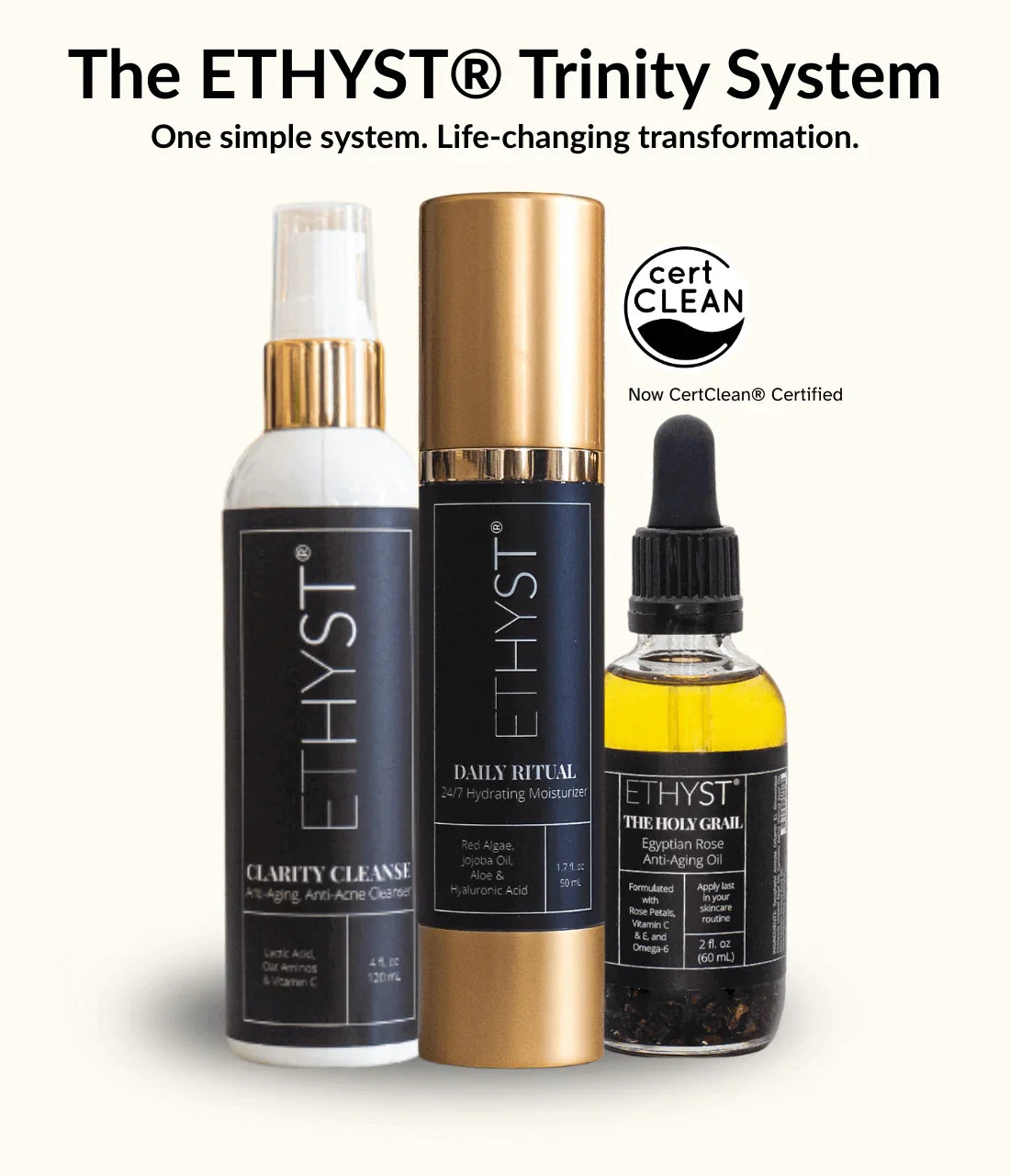 ETHYST ® Holy Grail Egyptian Rose Anti-Aging Facial Oil
