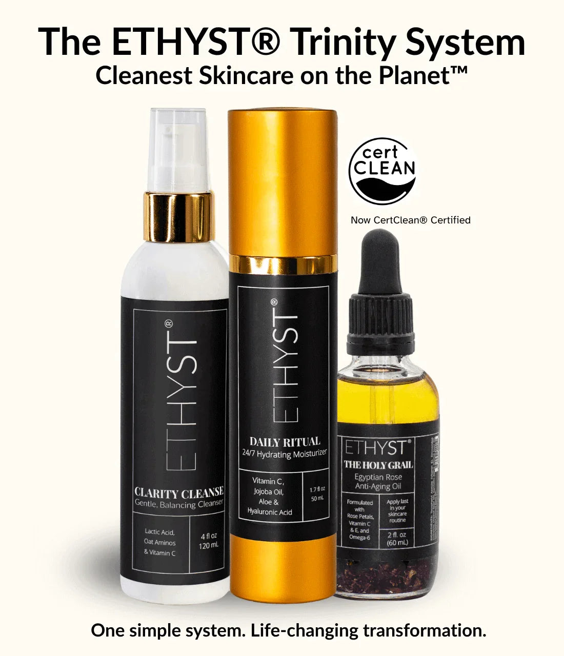 ETHYST® Clarity Cleanse Gentle, Balancing Cleanser