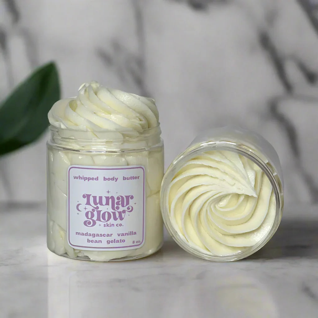 Lunar Glow Skin Co. Madagascar Vanilla Bean Gelato Body Butter