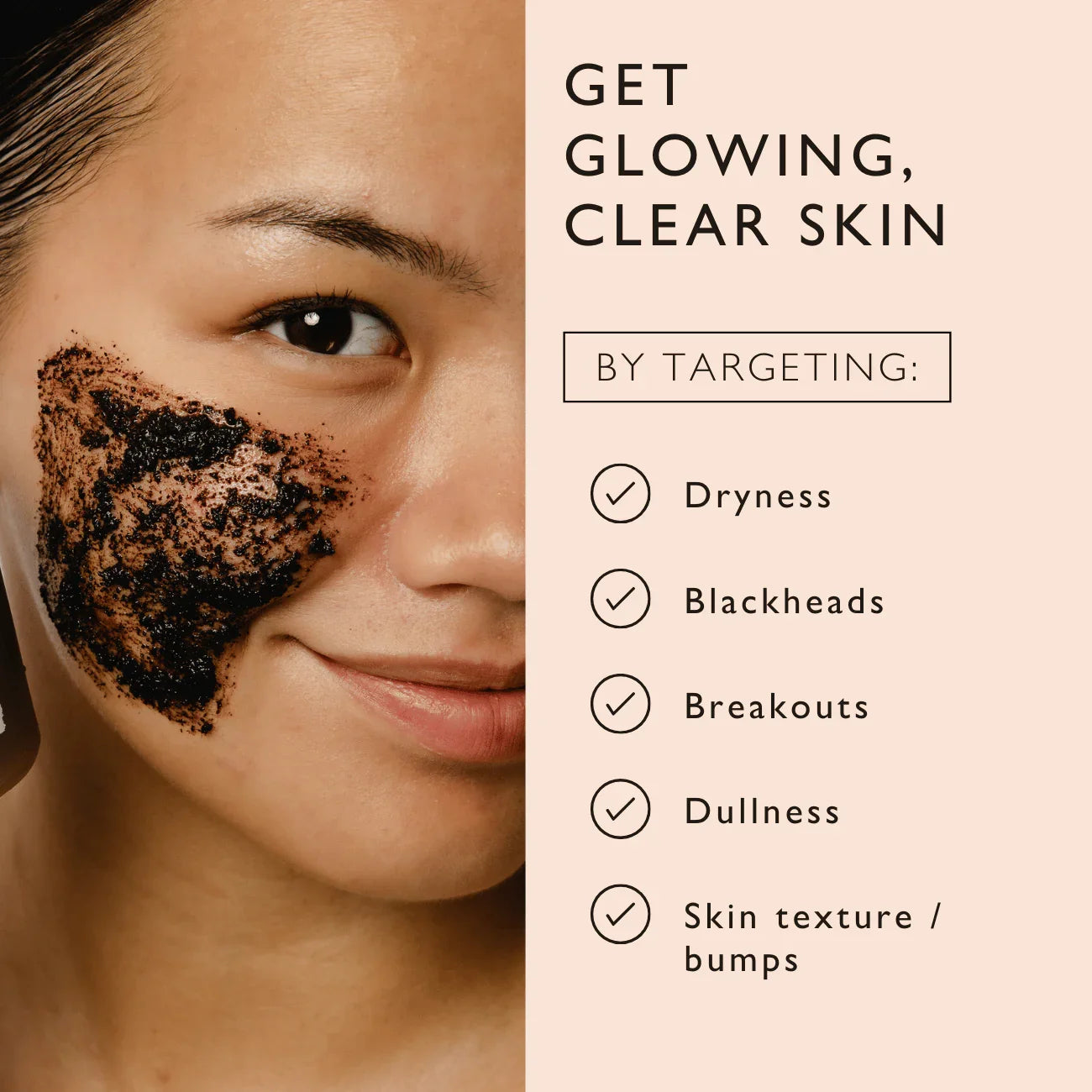 UpCircle Face Scrub with Coffee + Rosehip Oil