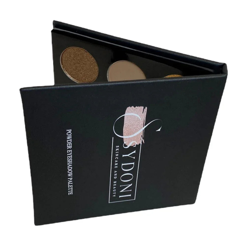 Sydoni GODDESS EYESHADOW PALETTE | Rich Golden & Deep Brown Matte & Shimmer Shades