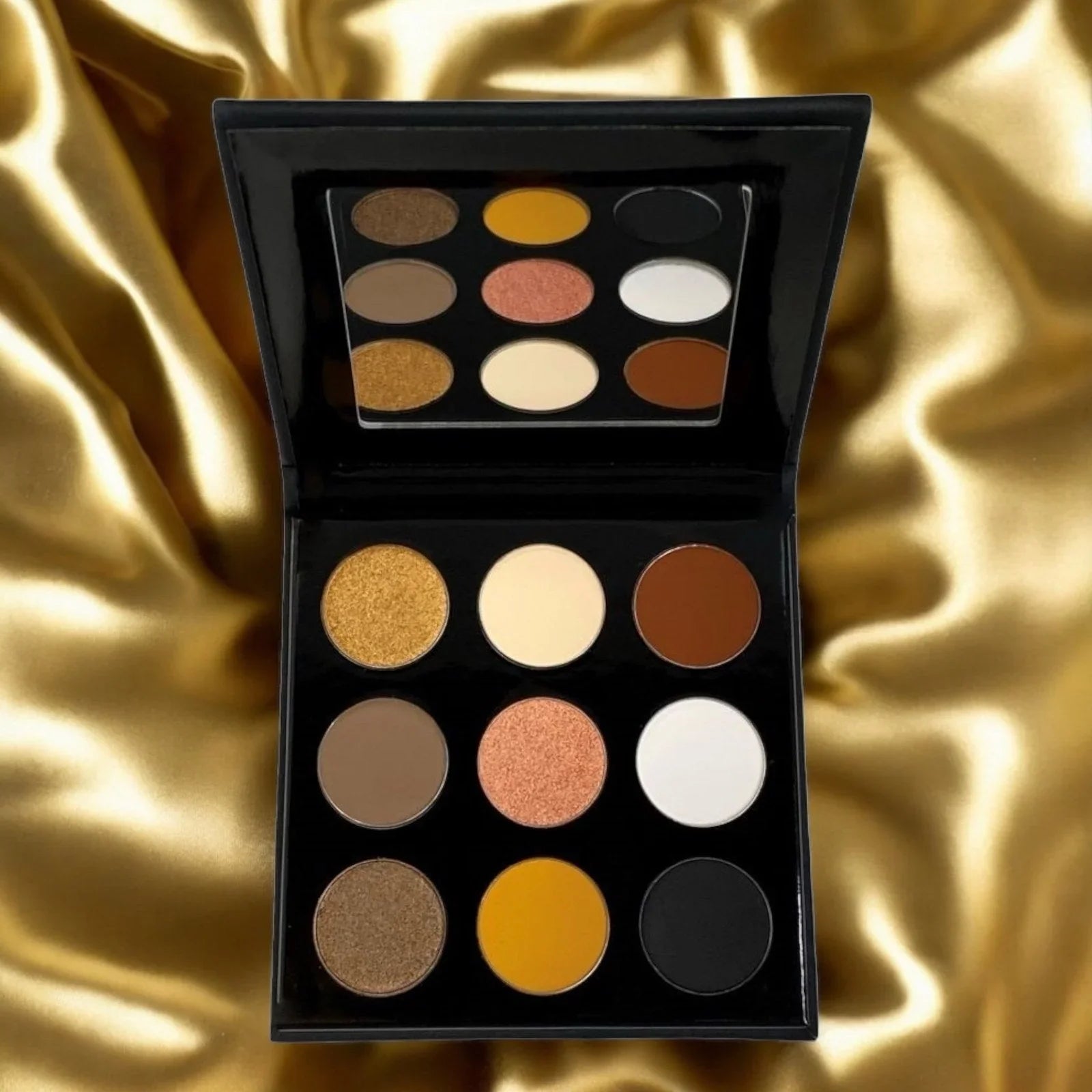 Sydoni GODDESS EYESHADOW PALETTE | Rich Golden & Deep Brown Matte & Shimmer Shades