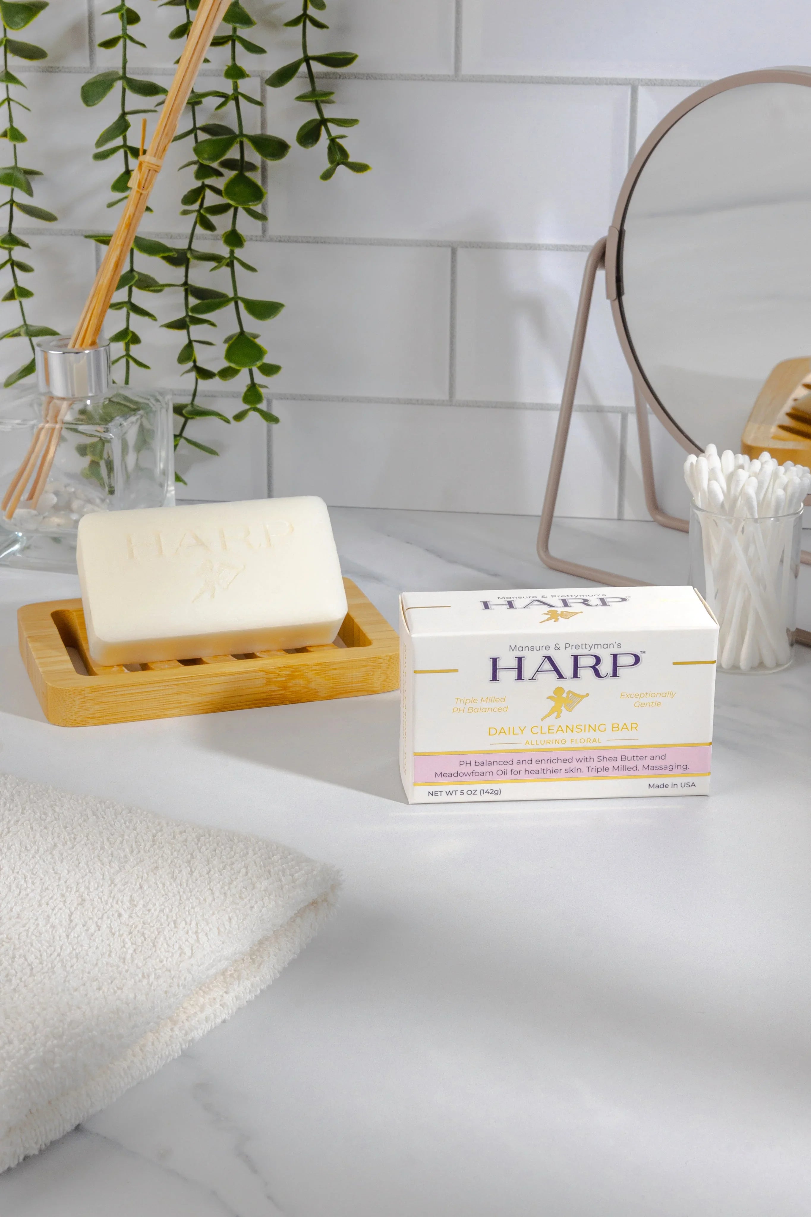Mansure & Prettyman's HARP HARP® Vanilla Lavender Body Wash Bar – pH Balanced