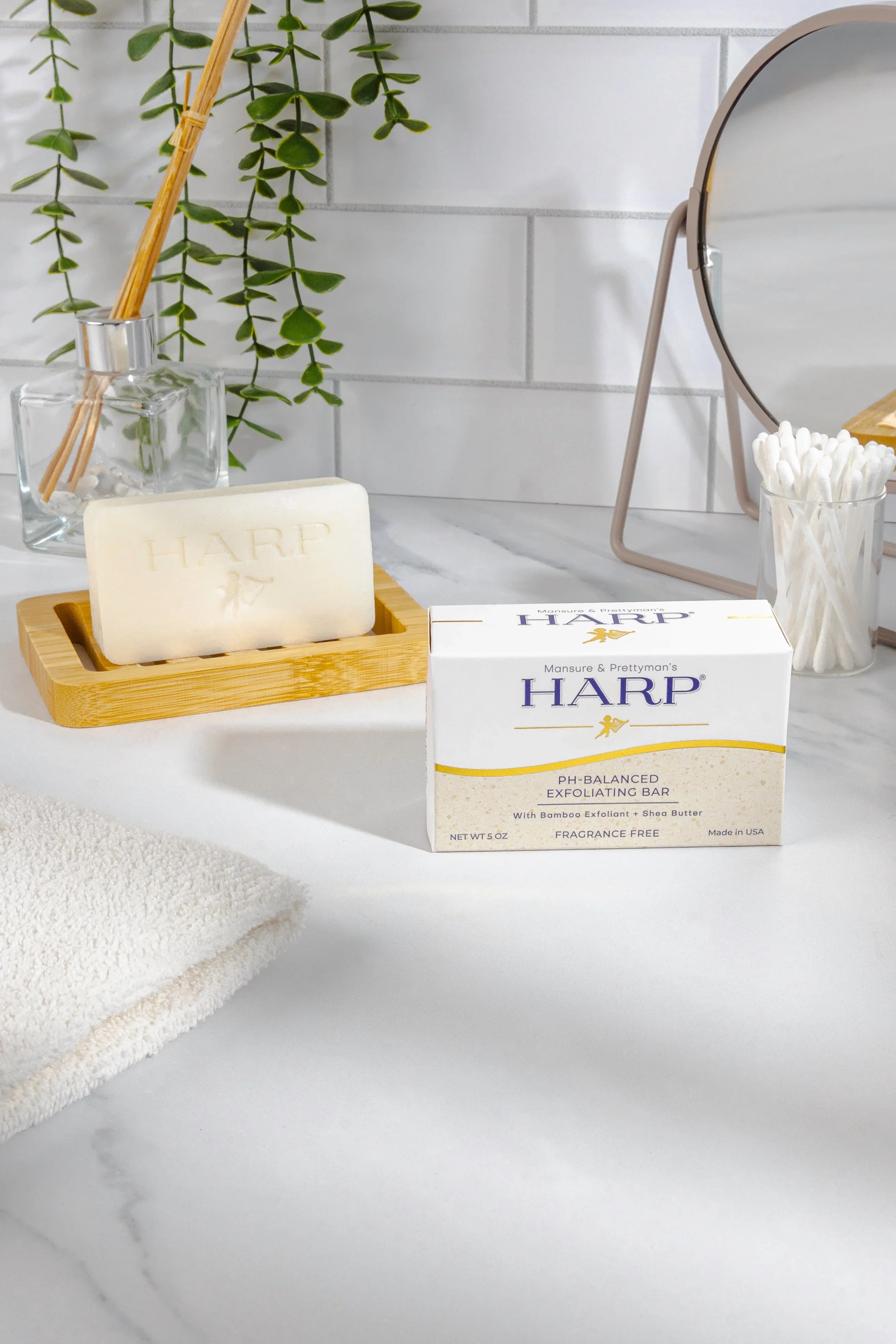 Mansure & Prettyman's HARP HARP® Exfoliating Body Wash Bar – pH Balanced