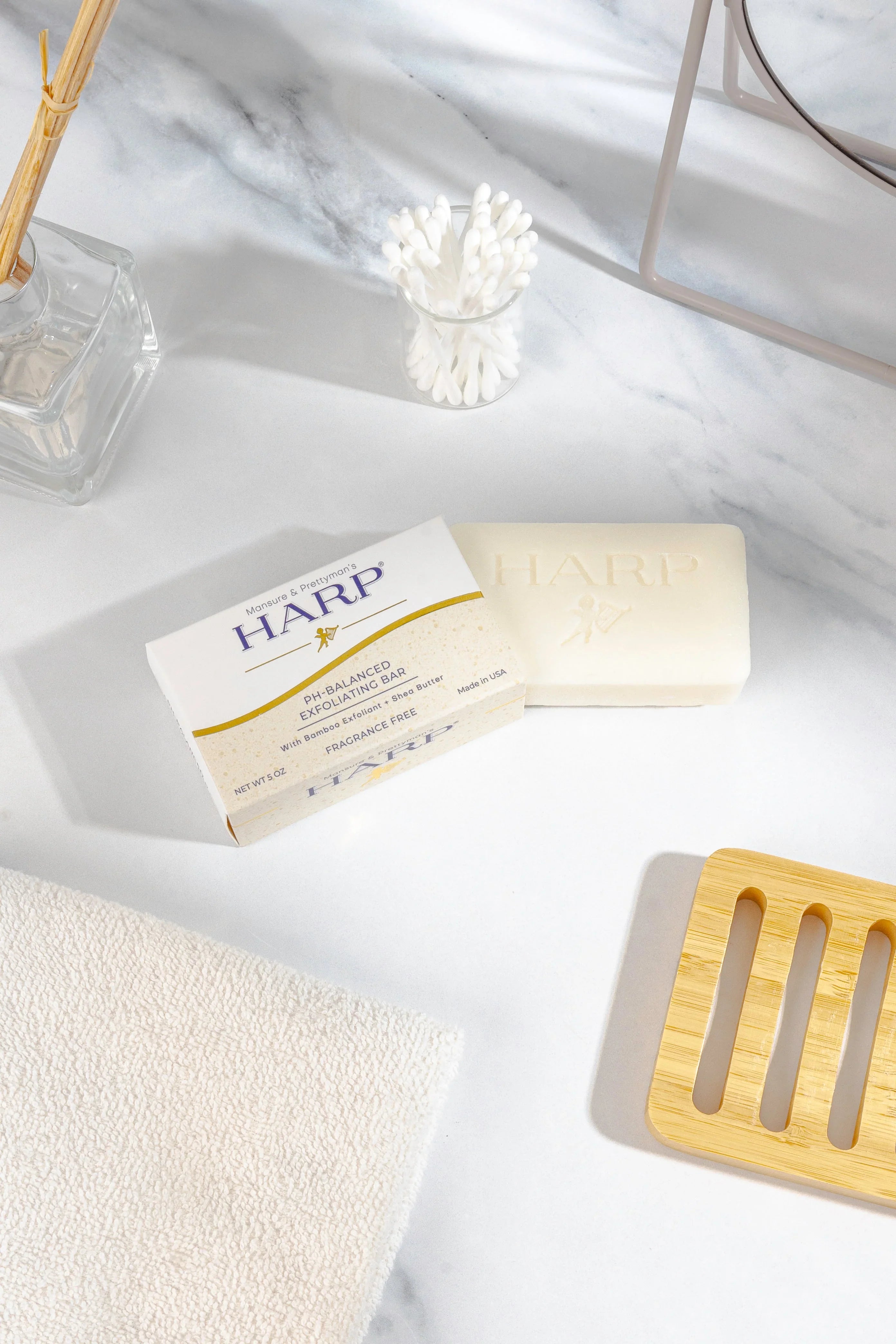 Mansure & Prettyman's HARP HARP® Exfoliating Body Wash Bar – pH Balanced