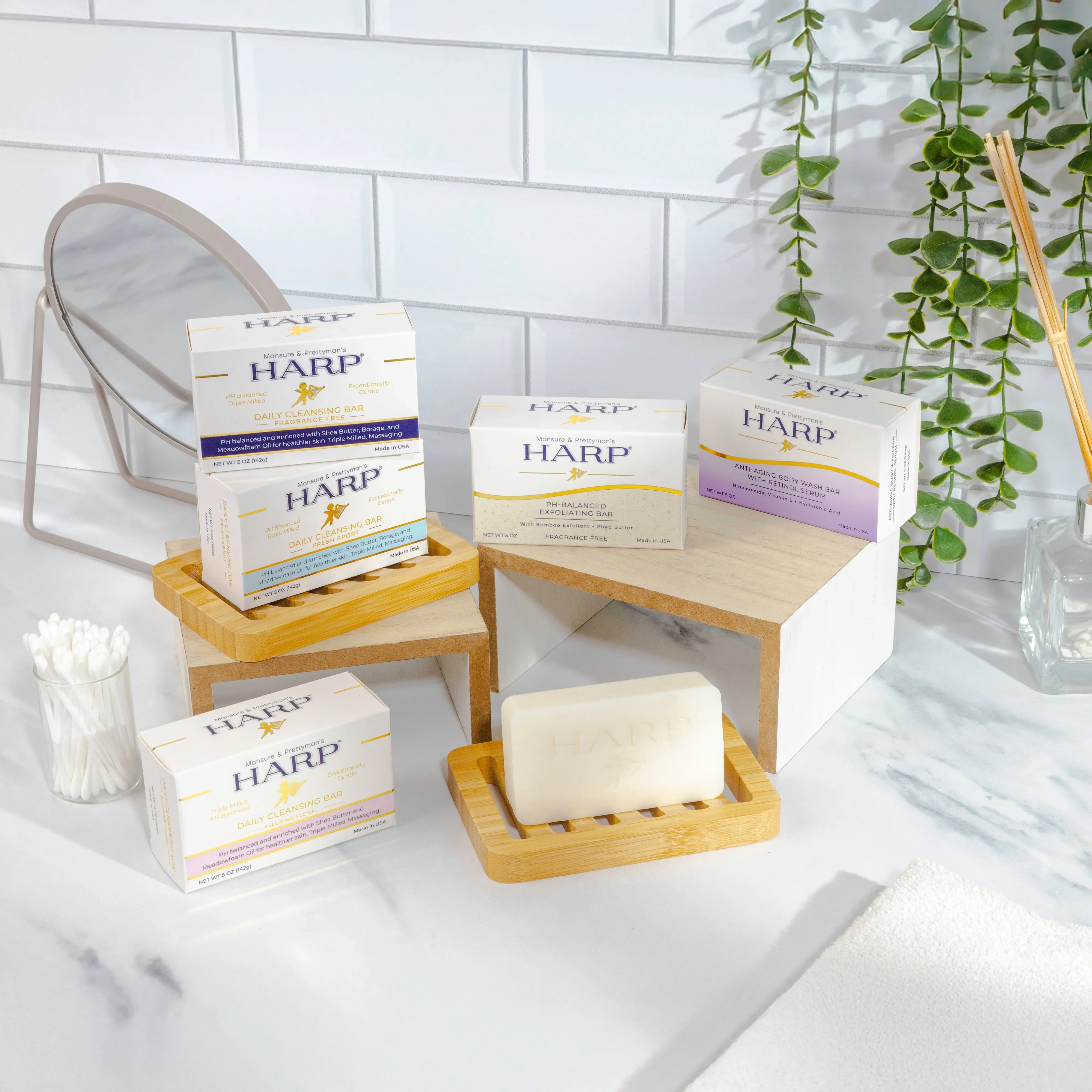Mansure & Prettyman's HARP HARP® Vanilla Lavender Body Wash Bar – pH Balanced