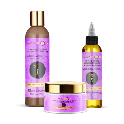 Naturalicious Hello Gorgeous Hair Care System (For Tight Curls)