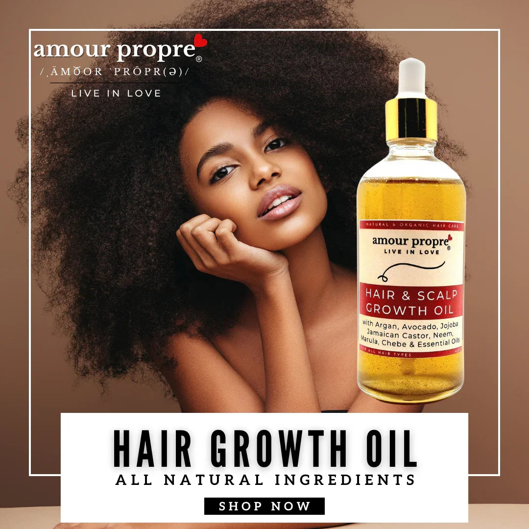 Amour Propre® Organic Chebe Hair Growth Oil with Avocado and Argan Oils